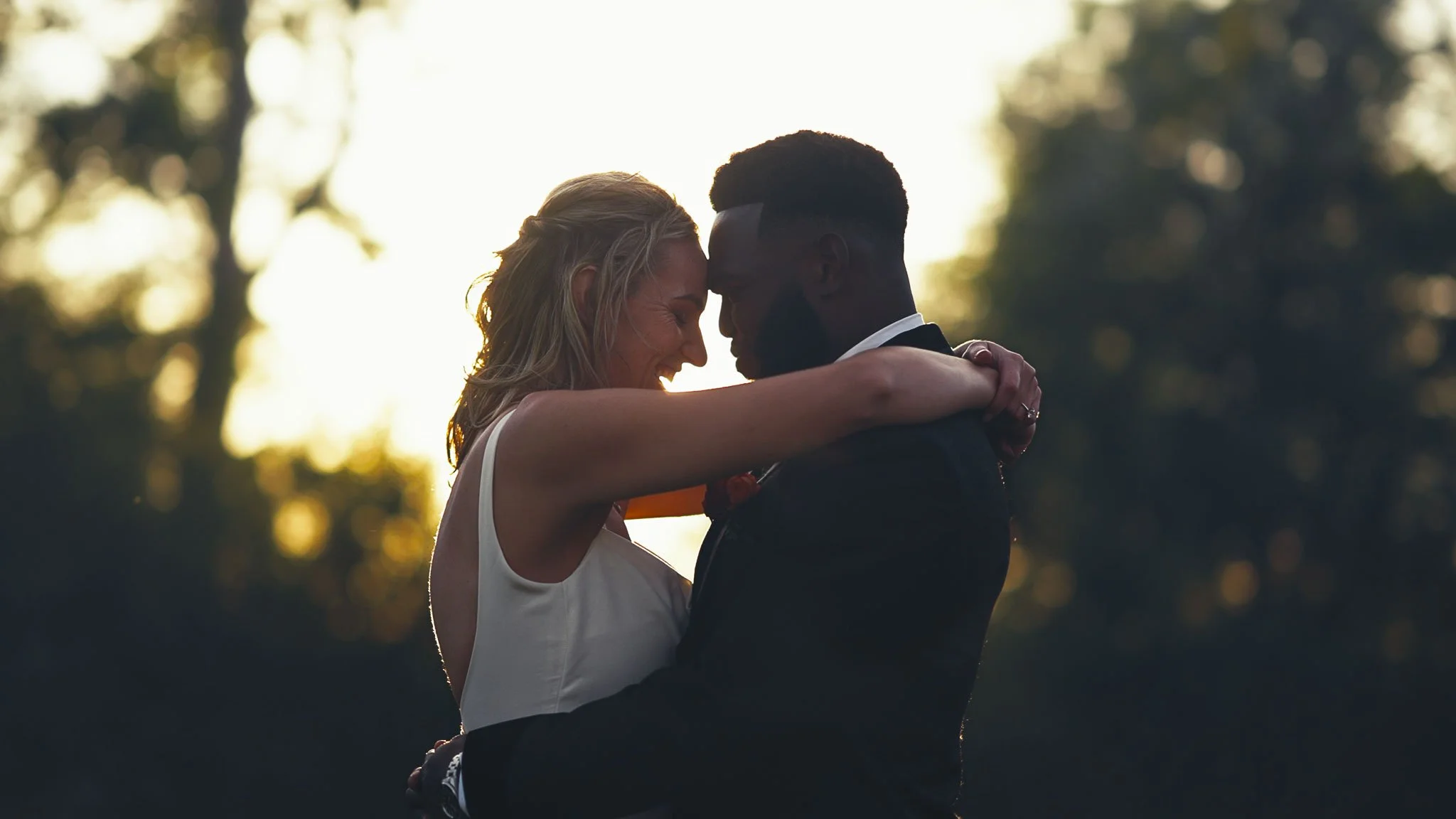 A cinematic wedding videography shot from an Oxfordshire wedding, captured by videographer Luke Batchelor Productions.