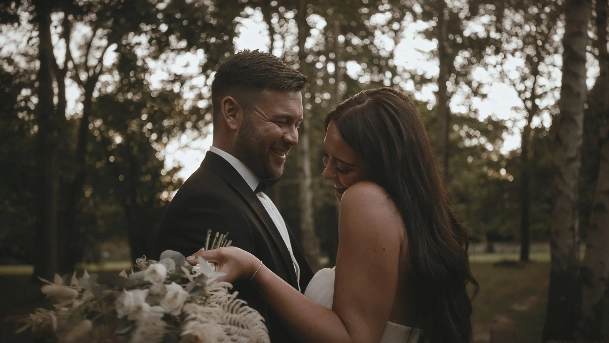 A wedding videography shot from an Oxnead Hall wedding, captured by Norfolk videographer Luke Batchelor Productions.
