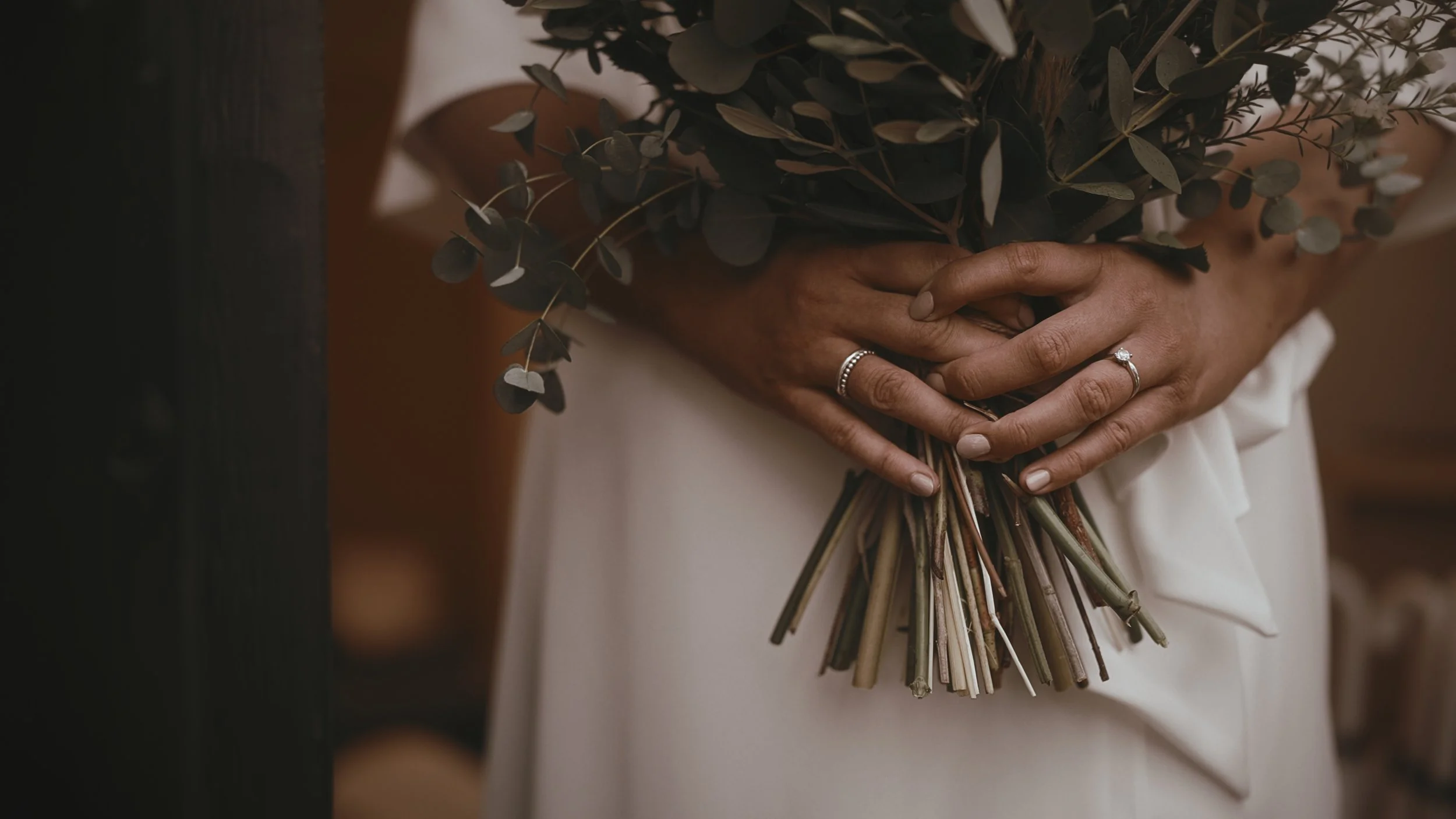An image of a wedding at Winters Barns, captured by Kent wedding videographer Luke Batchelor Productions.