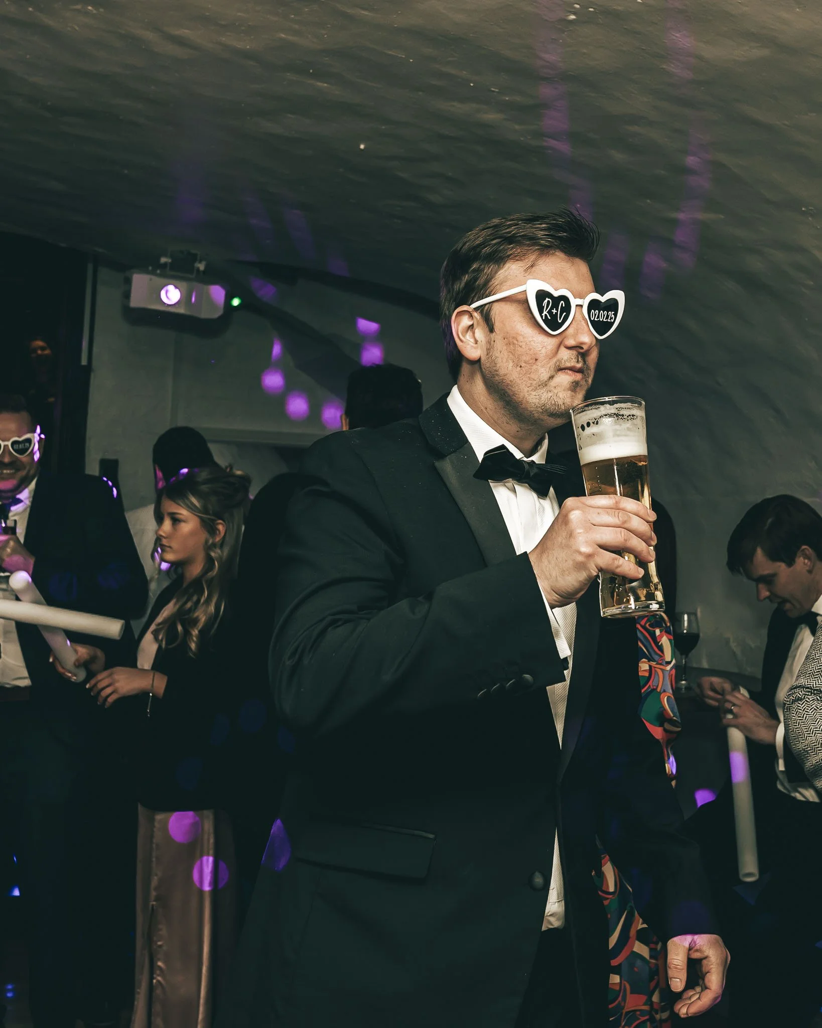 An image from a luxury UK wedding, captured by a wedding photography and videography team from Luke Batchelor Productions.