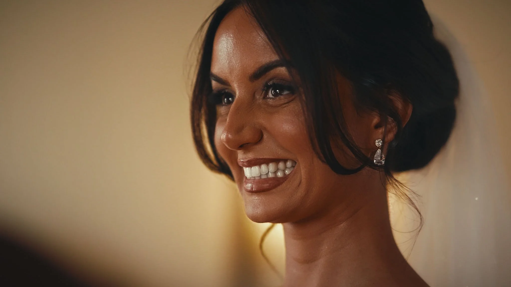 A cinematic wedding videography still from a luxury wedding at Botleys Mansion in Surrey, captured by Luke Batchelor Productions.
