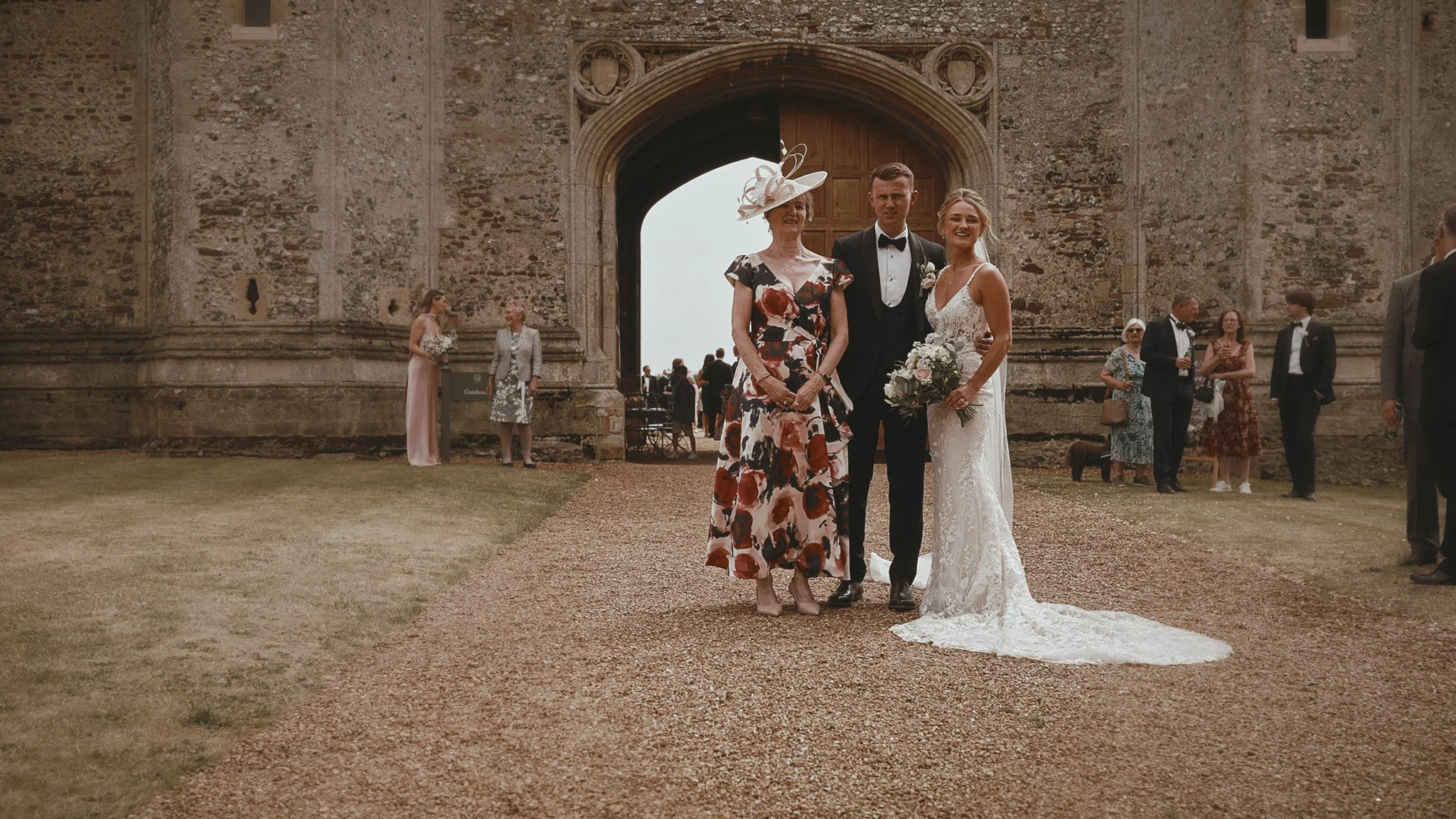 An image of a wedding in Norfolk, captured by wedding videographer Luke Batchelor Productions.
