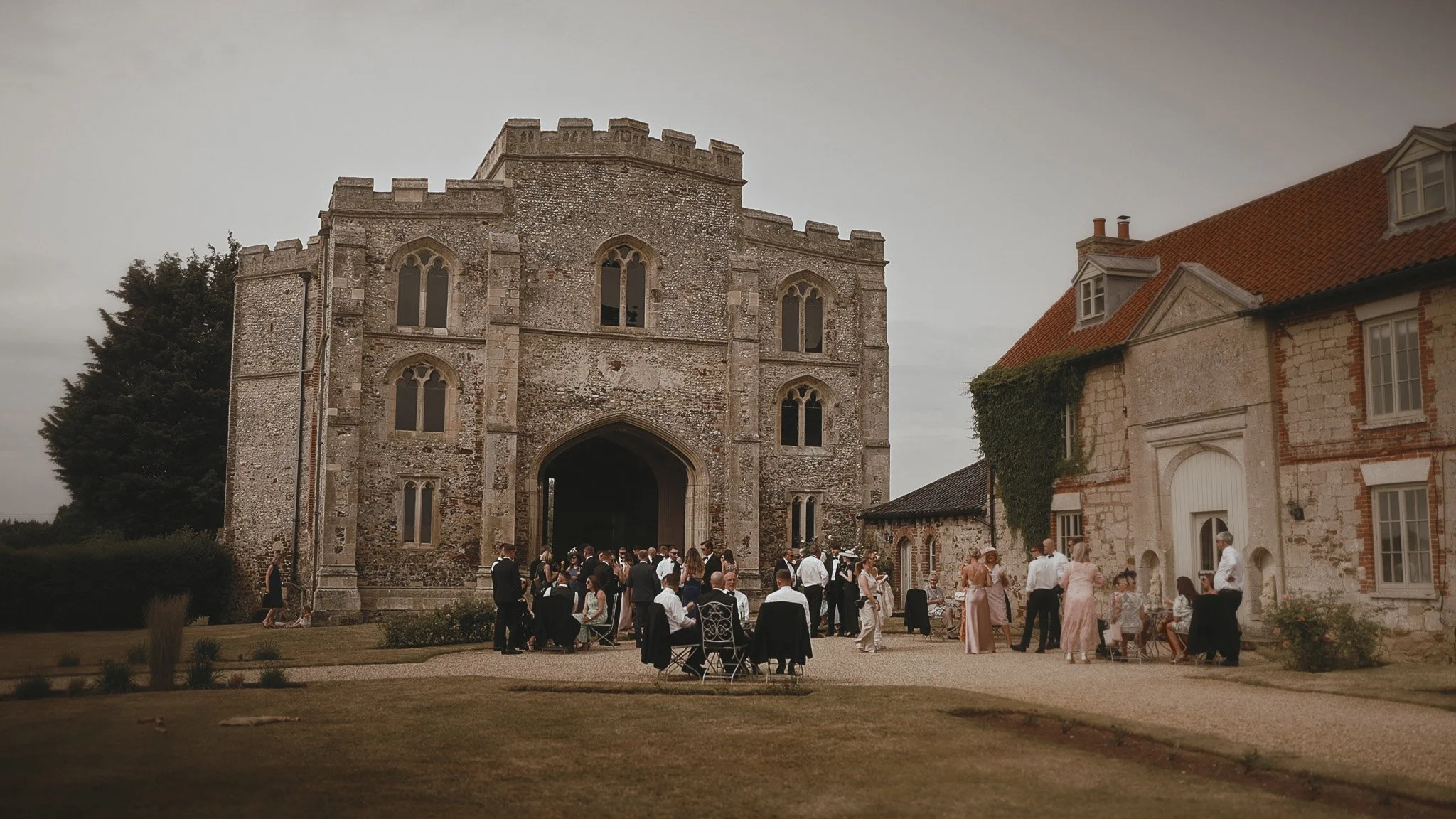 An image of a wedding in Norfolk, captured by wedding videographer Luke Batchelor Productions.