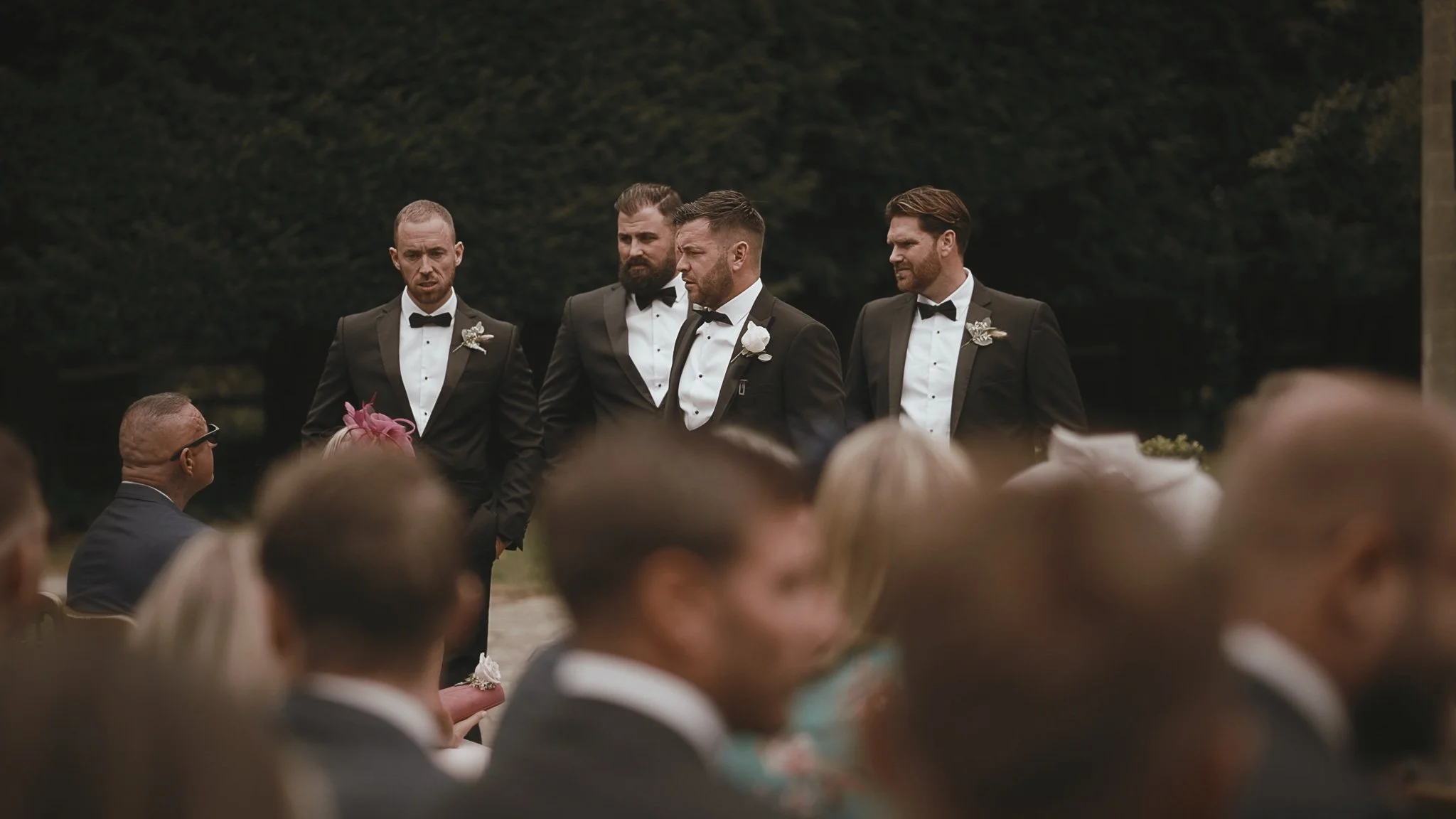 A cinematic wedding videography shot from a Pylewell Park wedding in Hampshire, captured by Luke Batchelor Productions.