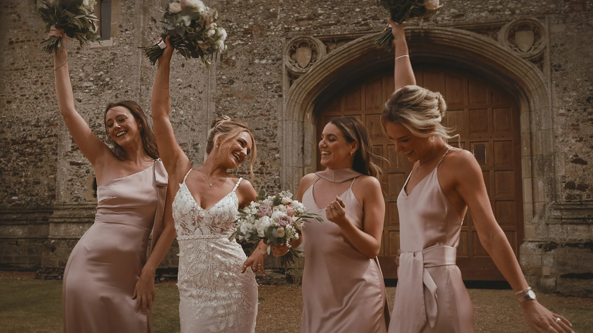 An image of a wedding in Norfolk, captured by wedding videographer Luke Batchelor Productions.