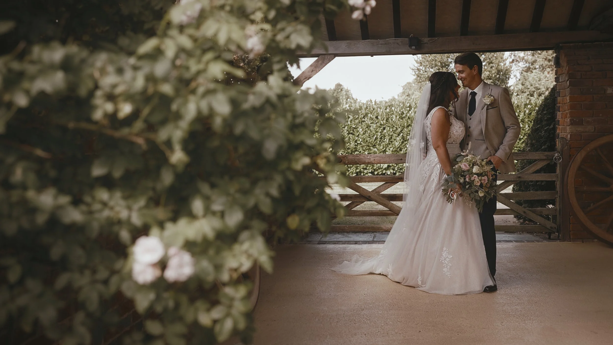 A timeless wedding videography shot, created by UK & Destination wedding videographer Luke Batchelor Productions.