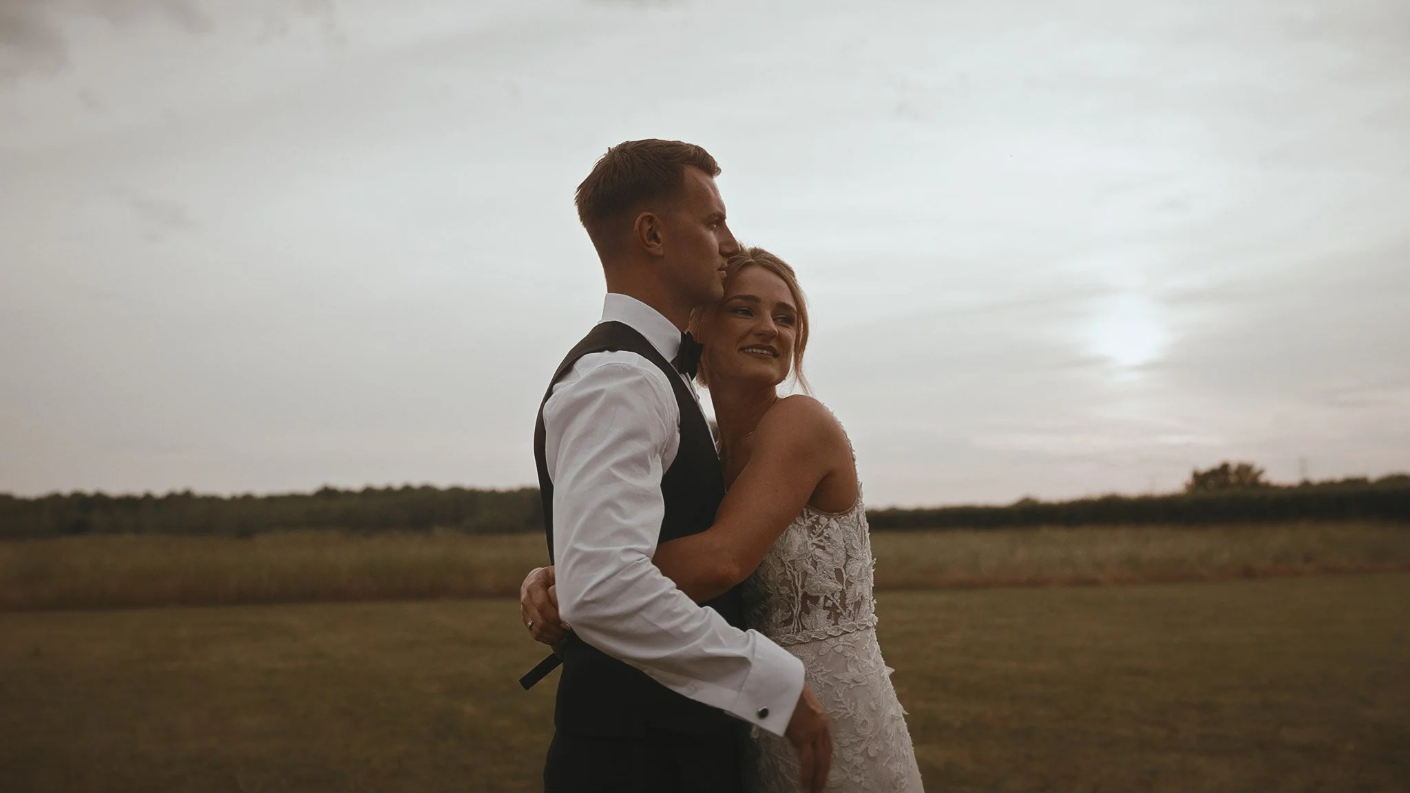 An image of a wedding in Norfolk, captured by wedding videographer Luke Batchelor Productions.
