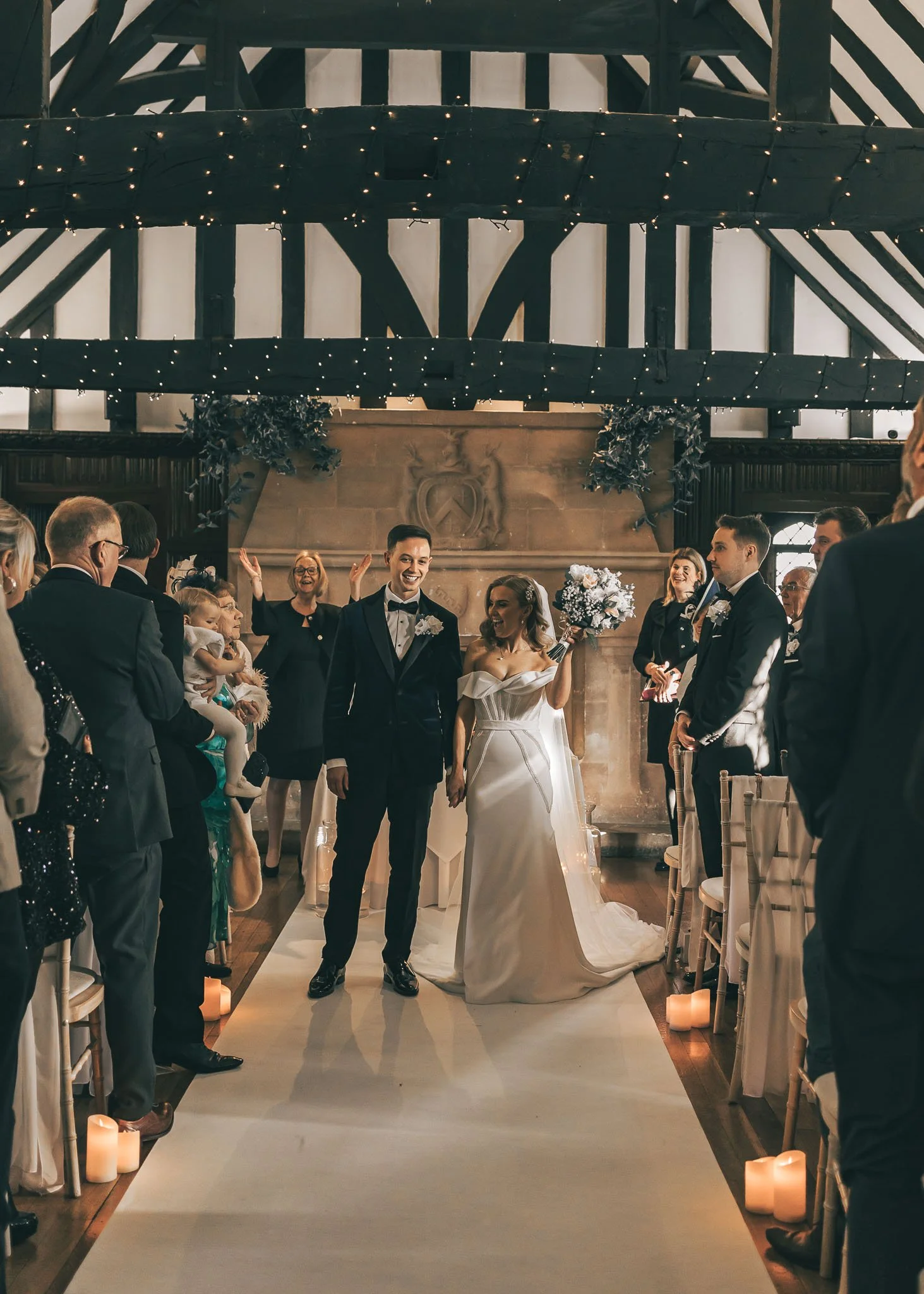 An image from a luxury UK wedding, captured by a wedding photography and videography team from Luke Batchelor Productions.