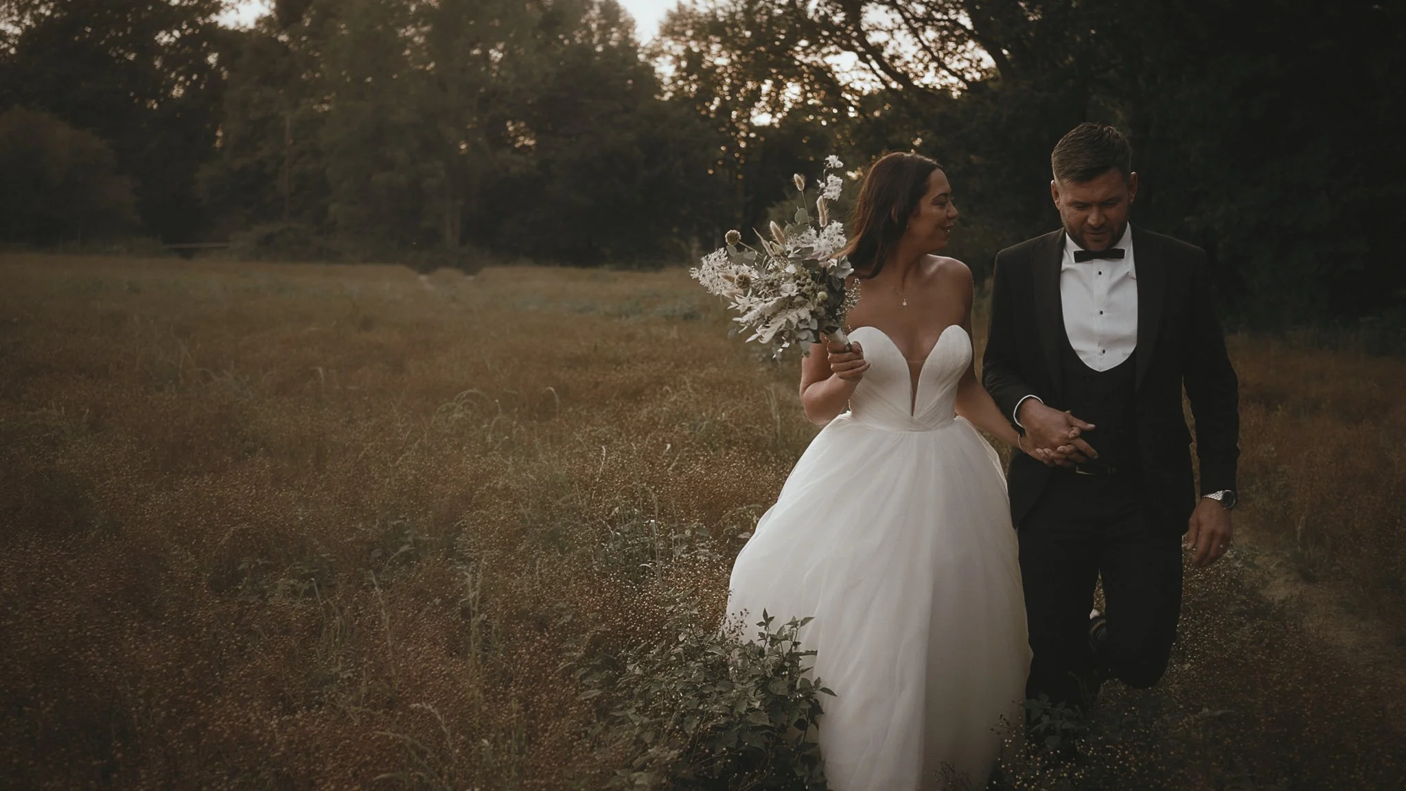 A wedding videography shot from an Oxnead Hall wedding, captured by Norfolk videographer Luke Batchelor Productions.