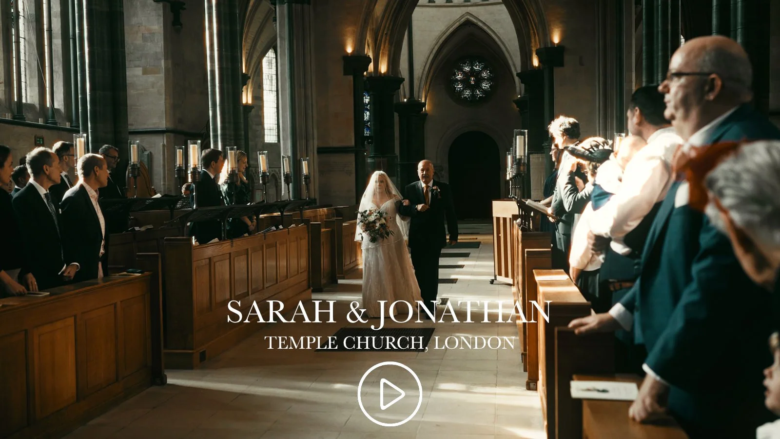 A wedding film from Temple Church in London.