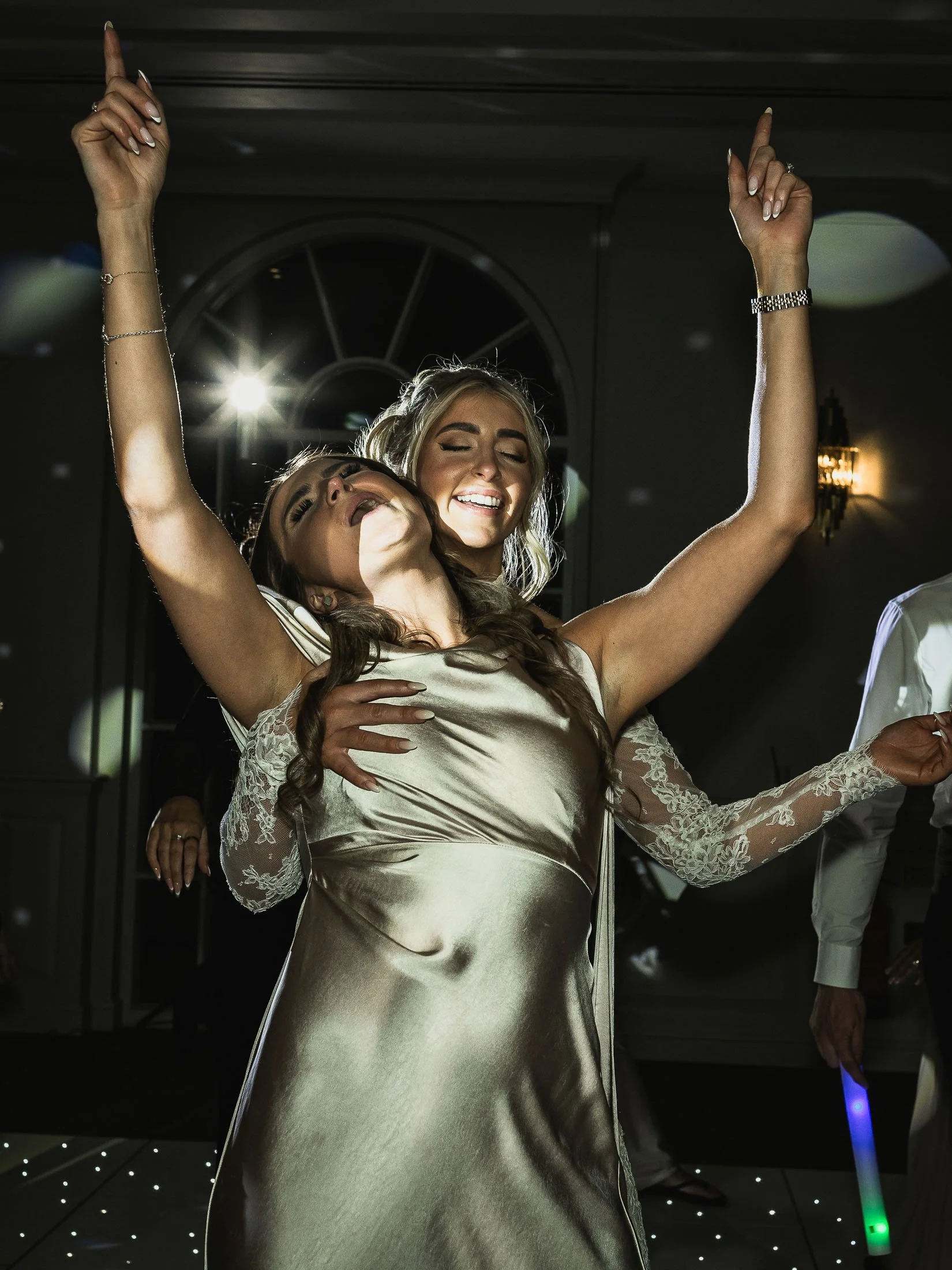 Editorial high-energy dance floor moments during an after-party at The Orangery Maidstone, captured by a Kent photography and videography team.