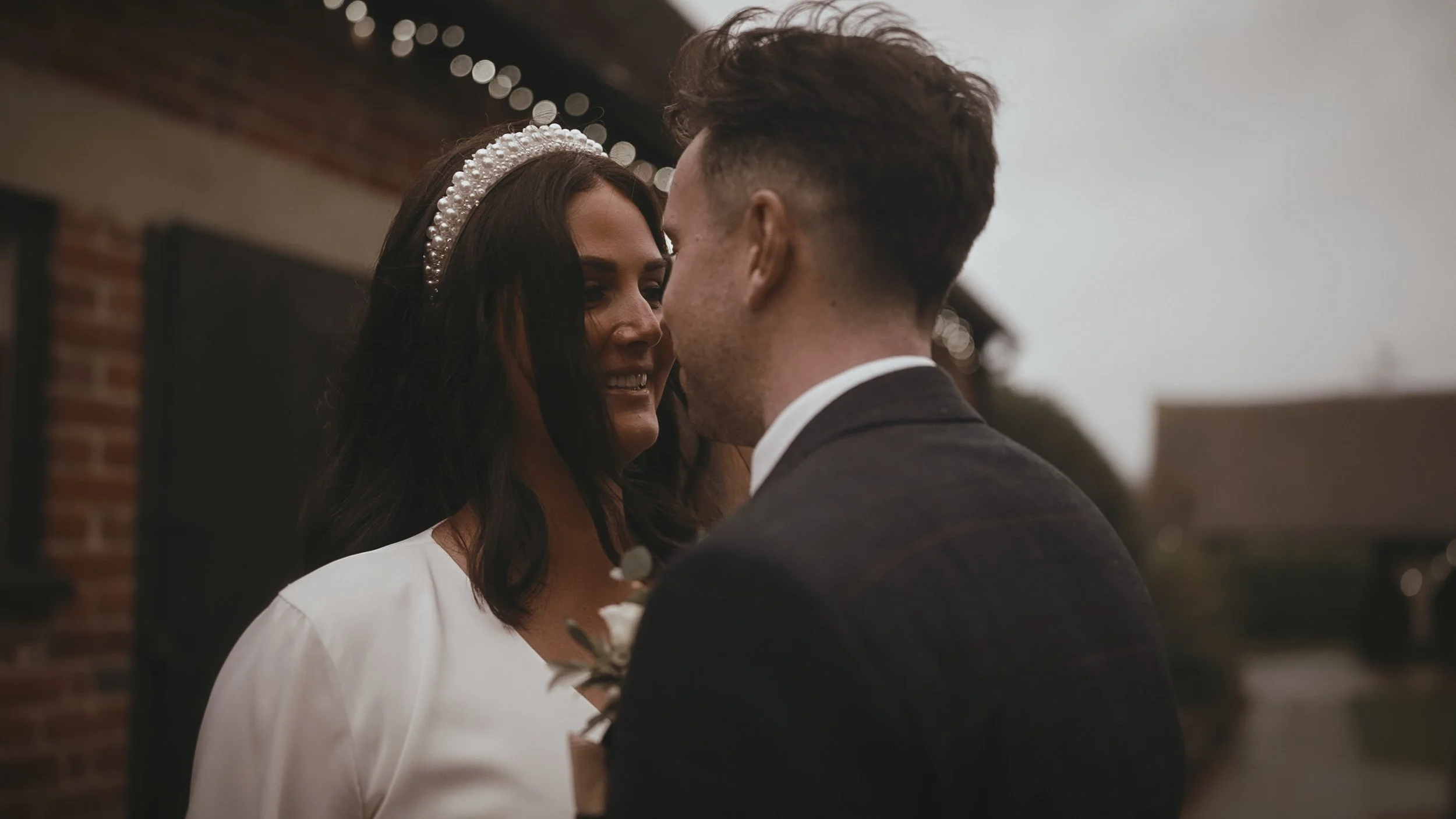 An image of a wedding at Winters Barns, captured by Kent wedding videographer Luke Batchelor Productions.
