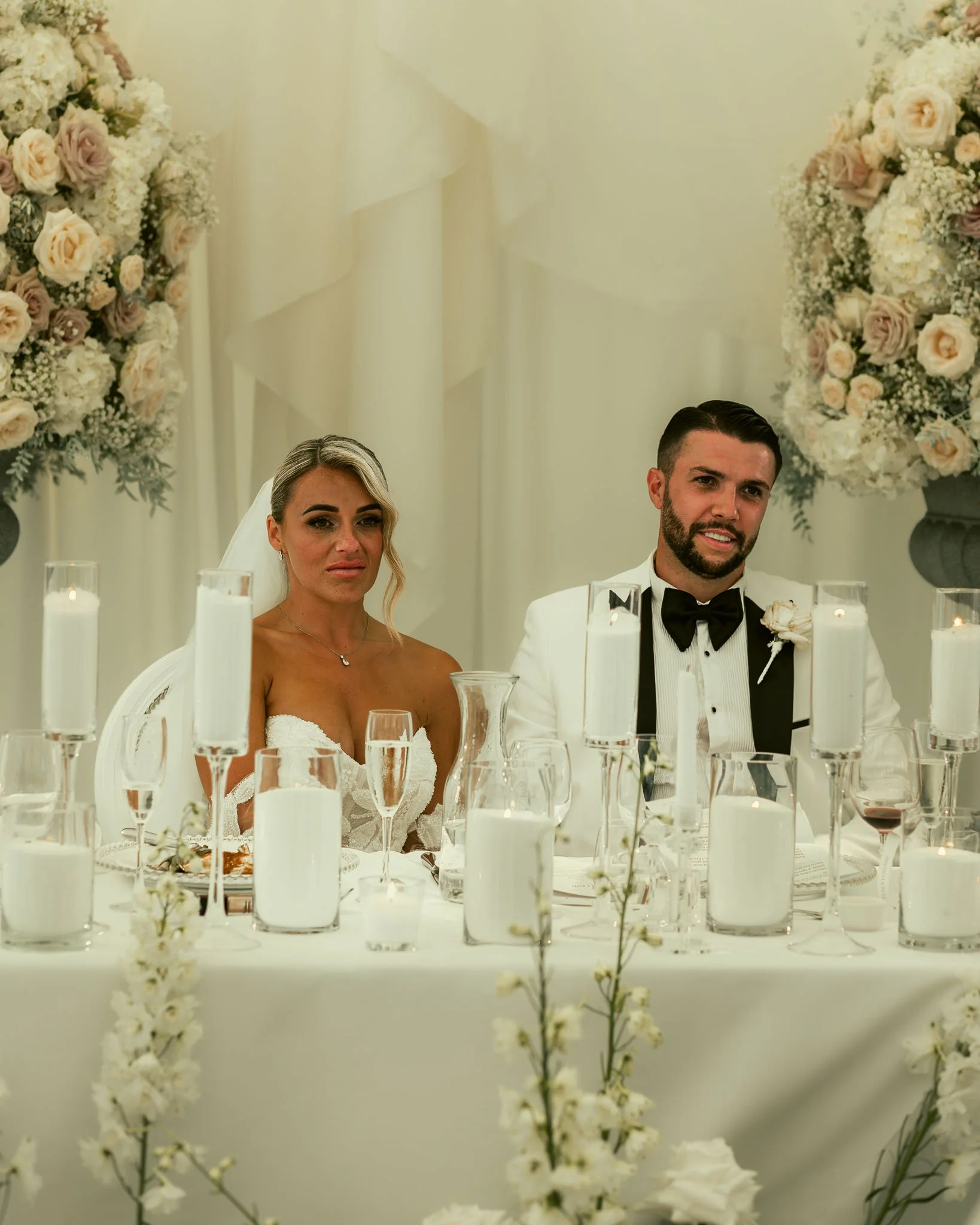 A luxury Eastwell Manor wedding, filmed and photographed by Kent wedding videographer Luke Batchelor Productions.