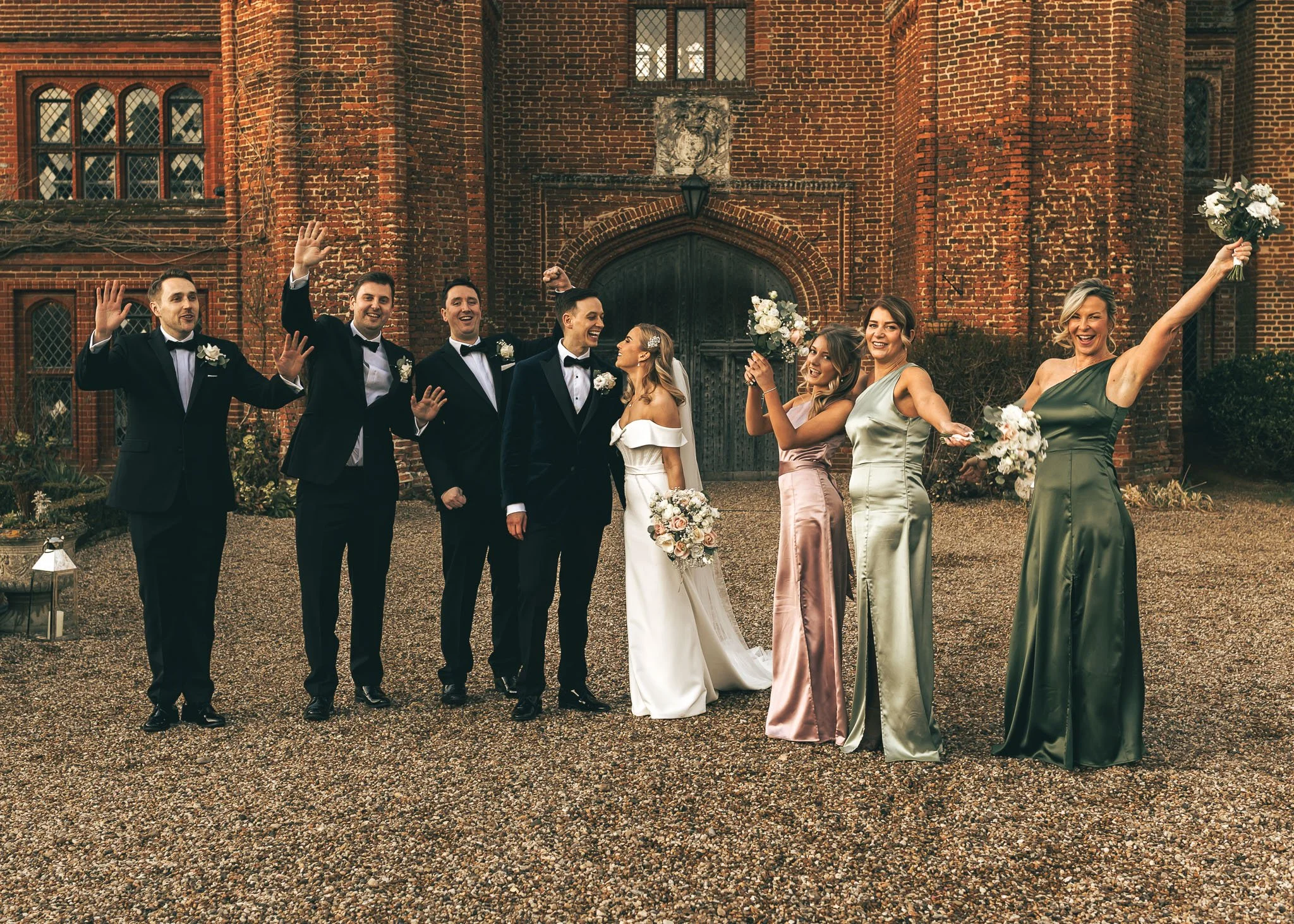 An image from a luxury UK wedding, captured by a wedding photography and videography team from Luke Batchelor Productions.