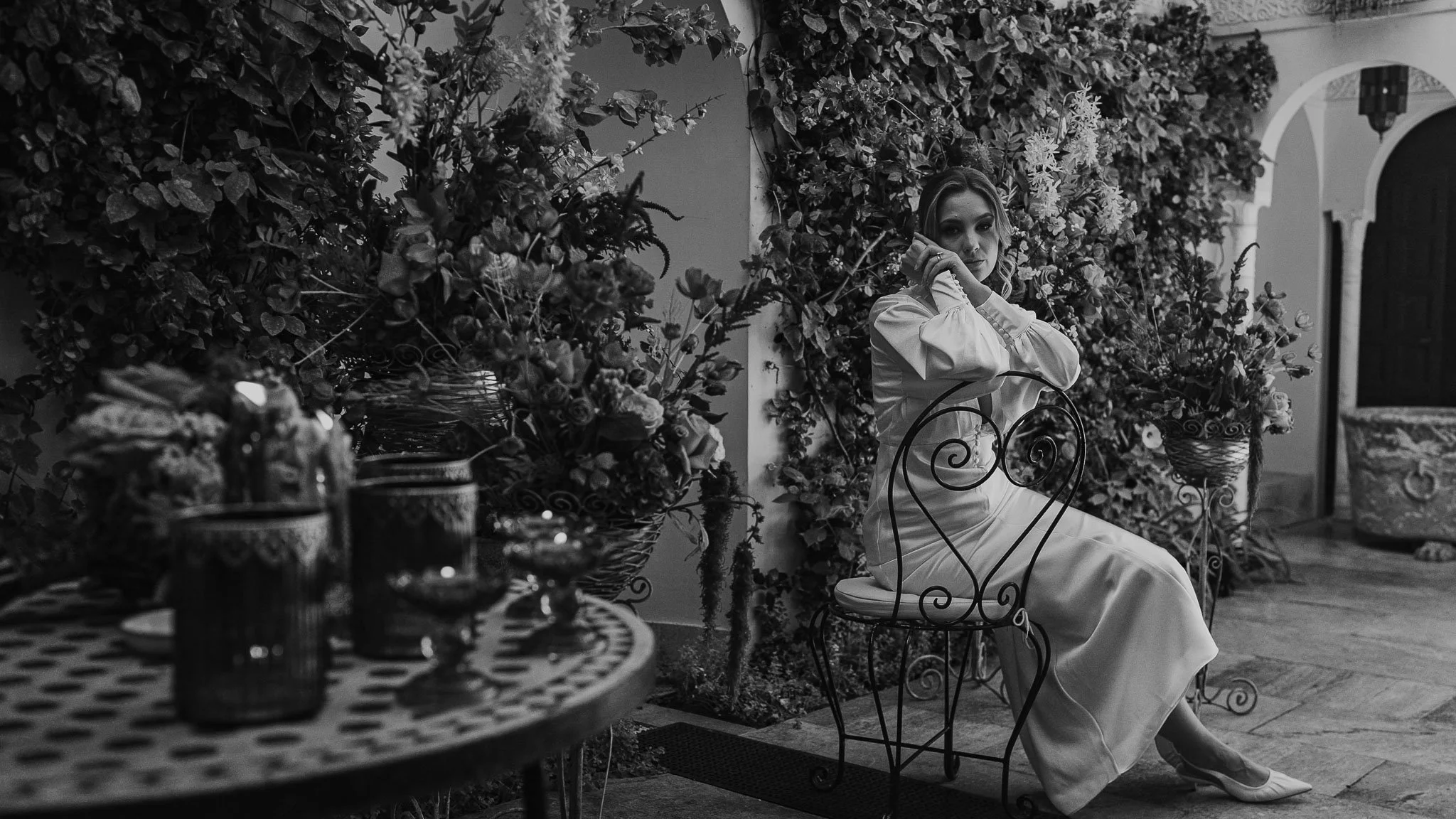 A wedding videography shot from a luxury black-tie wedding at Port Lympne Hotel, captured by videographer Luke Batchelor Productions.