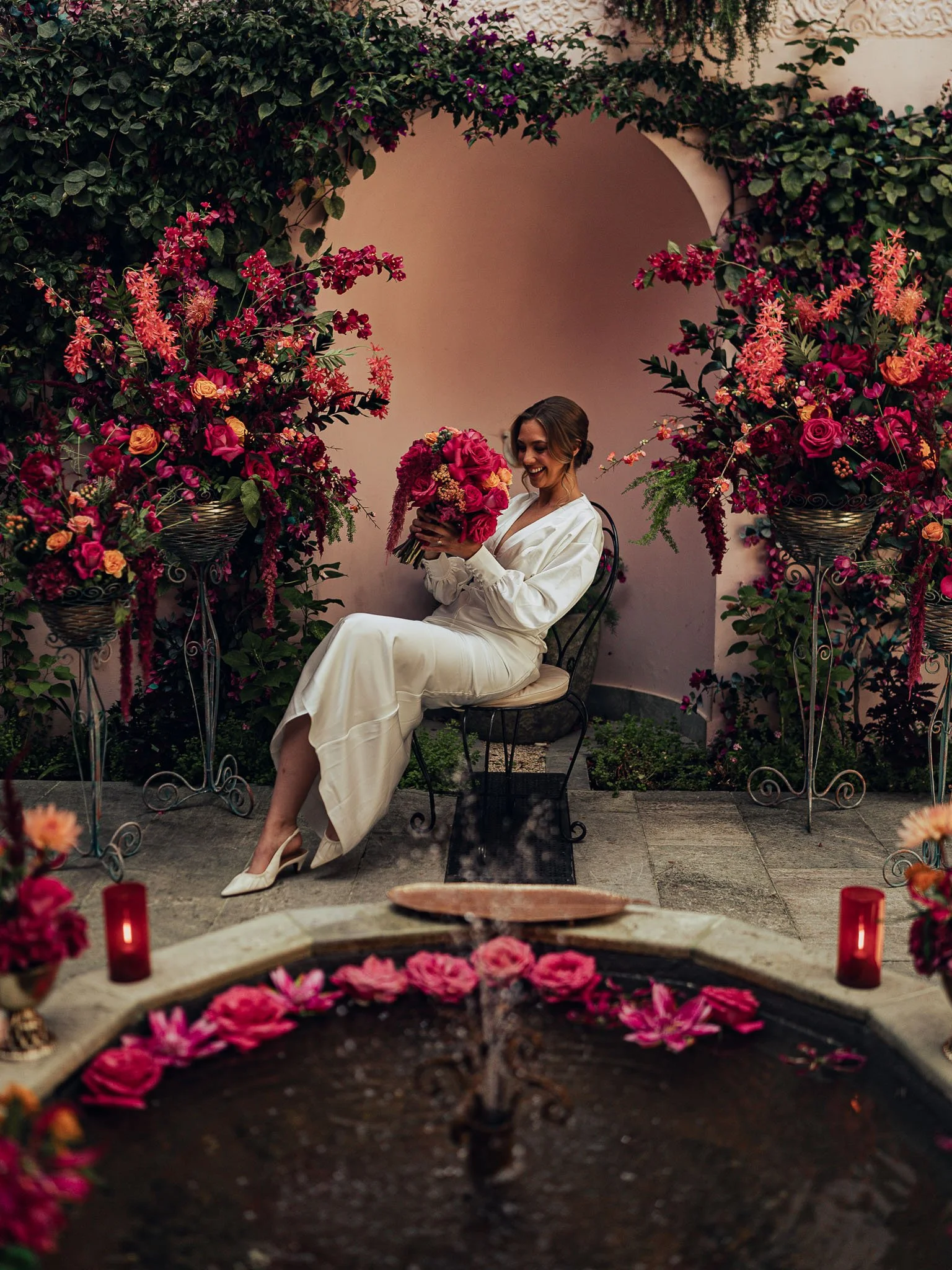 A wedding videography shot from a luxury black-tie wedding at Port Lympne Hotel, captured by videographer Luke Batchelor Productions.