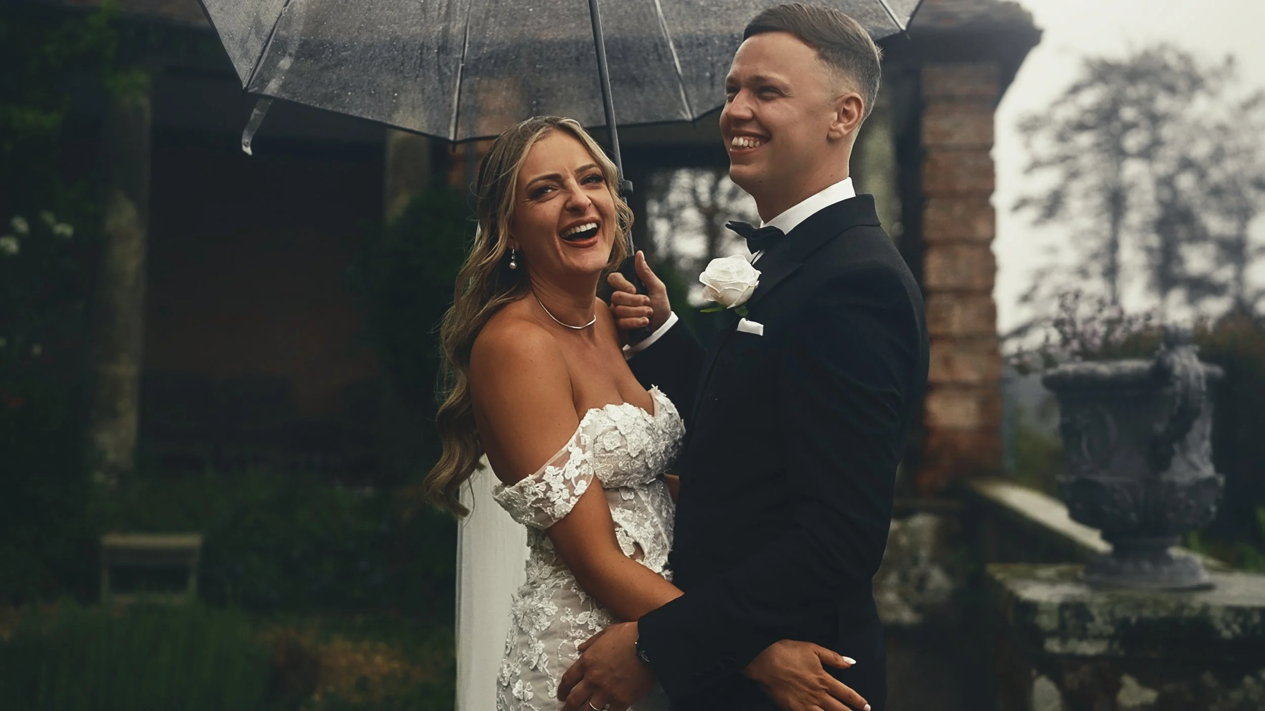 An editorial style wedding videography shot from a Buckinghamshire wedding, captured by videographer Luke Batchelor Productions.