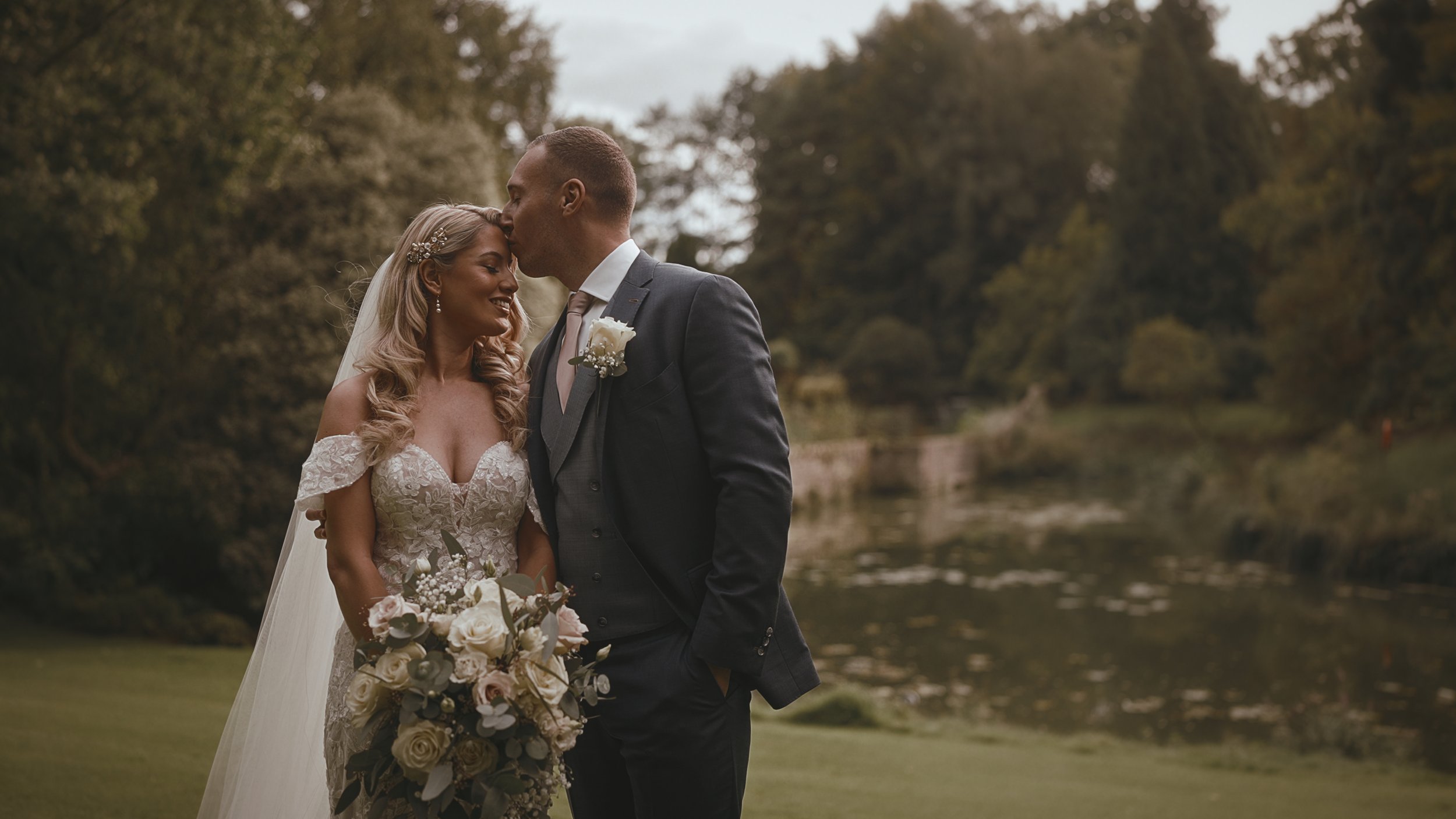 Editorial moments from a high class black tie wedding day at The Orangery in Maidstone, Kent.