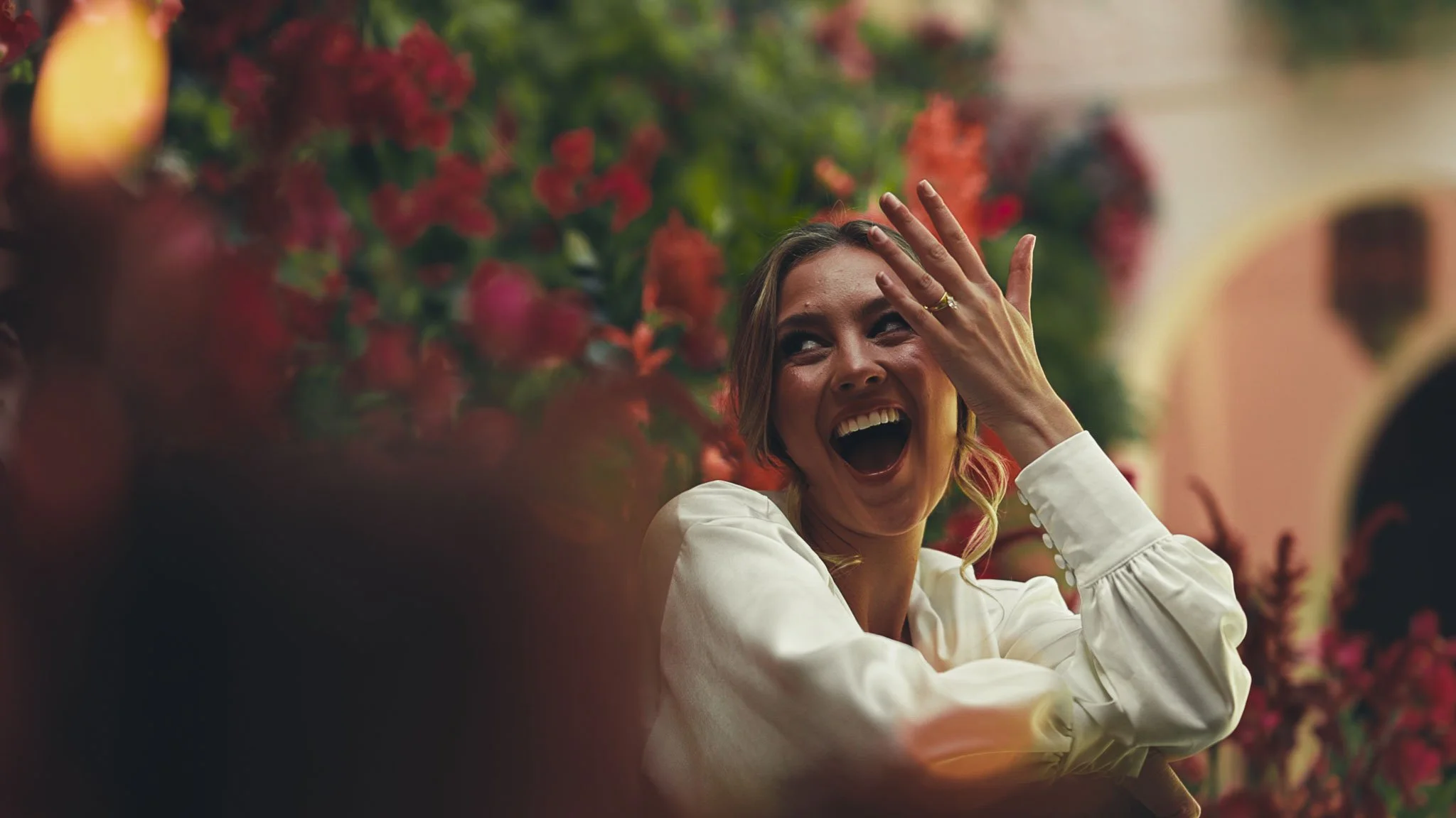 A wedding videography shot from a luxury black-tie wedding at Port Lympne Hotel, captured by videographer Luke Batchelor Productions.