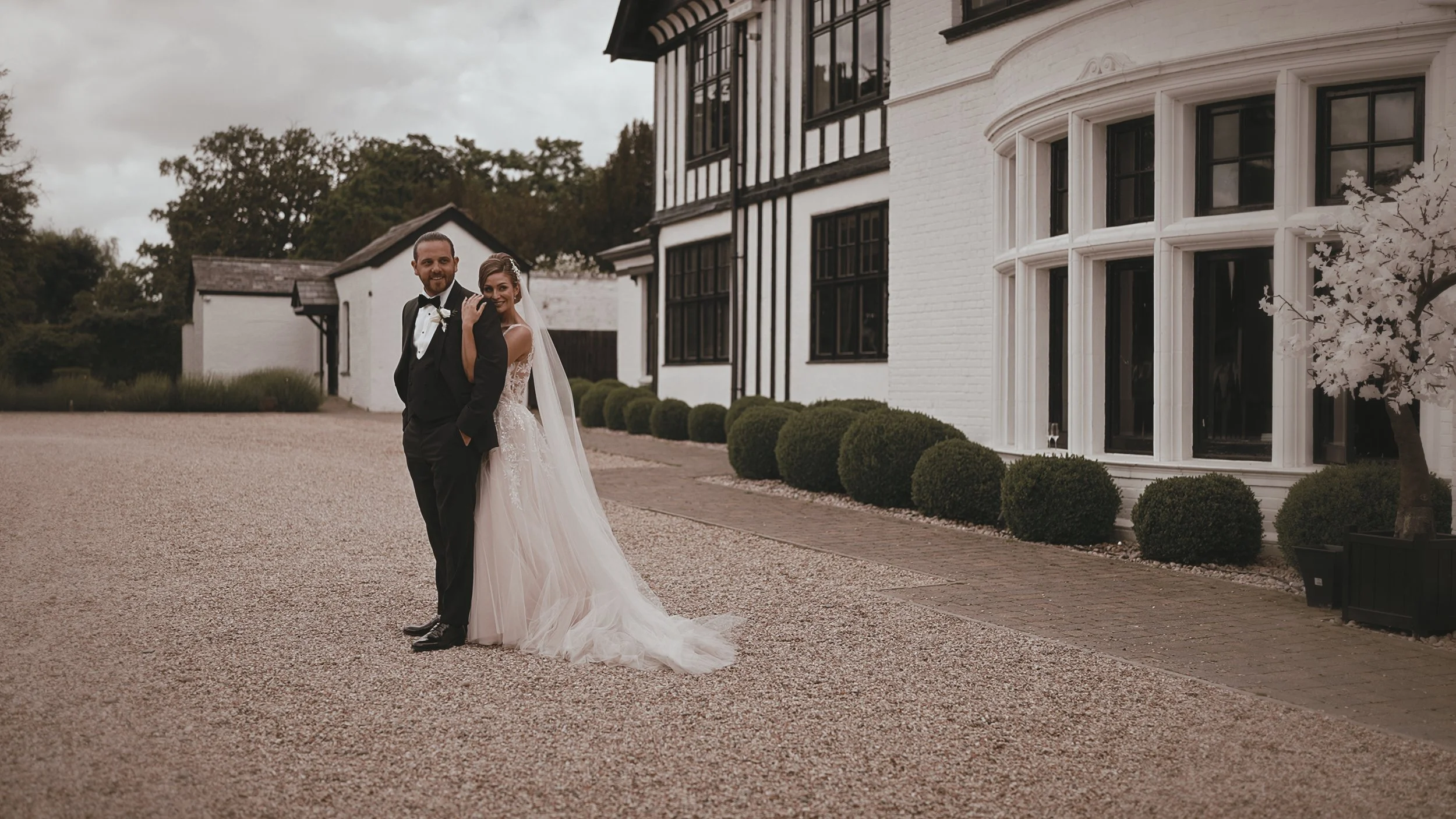 An editorial wedding videography shot, created by UK & Destination wedding videographer Luke Batchelor Productions