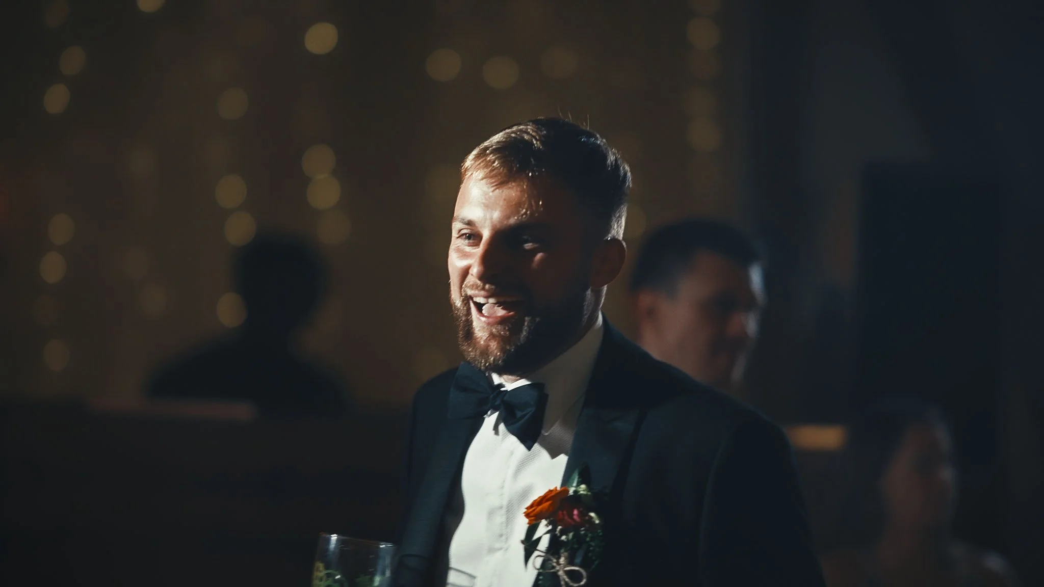 A black-tie wedding from The Old Kent Barn, filmed by Kent wedding videographer Luke Batchelor Productions