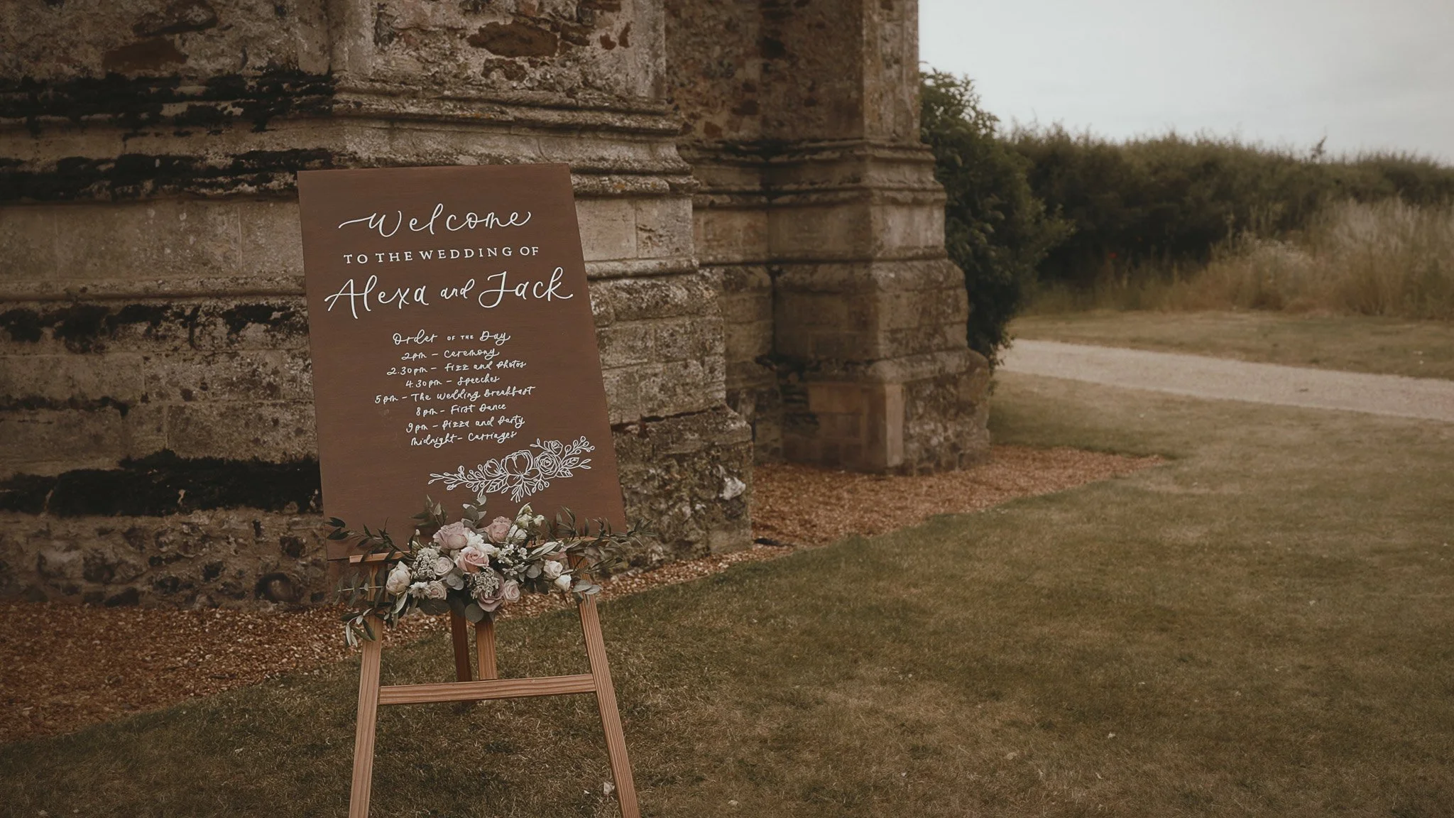 An image of a wedding in Norfolk, captured by wedding videographer Luke Batchelor Productions.