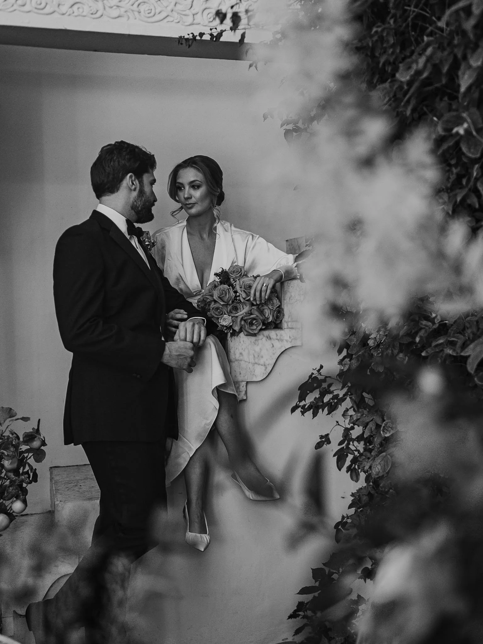 A wedding videography shot from a luxury black-tie wedding at Port Lympne Hotel, captured by videographer Luke Batchelor Productions.