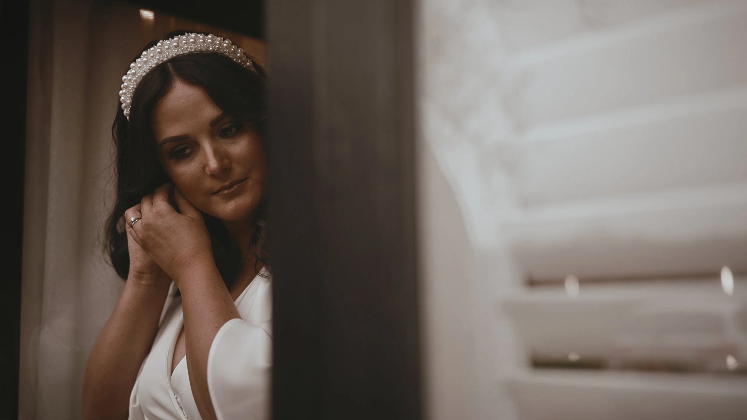 An image of a wedding at Winters Barns, captured by Kent wedding videographer Luke Batchelor Productions.