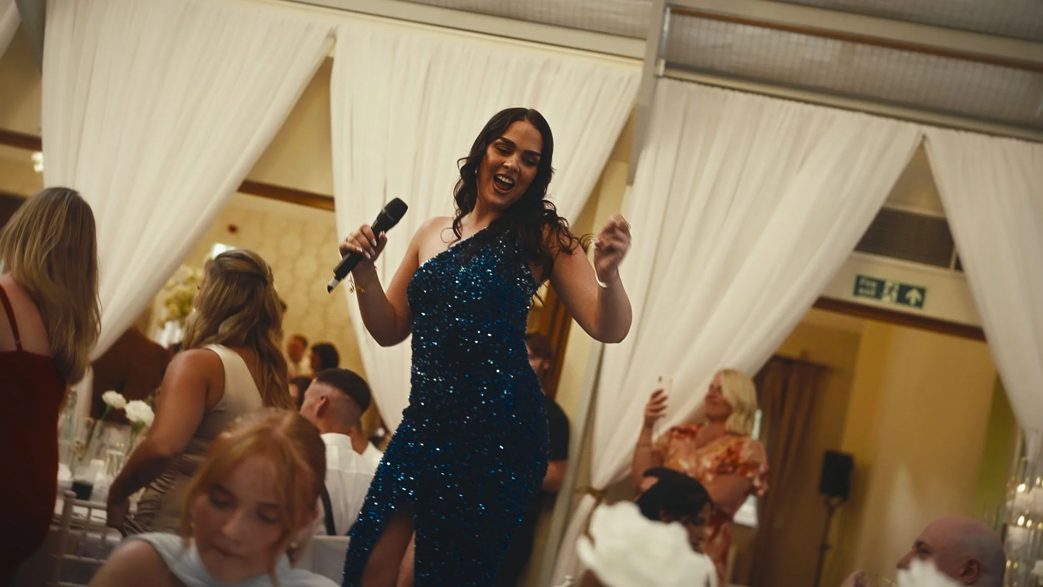 An editorial style wedding videography shot from a Buckinghamshire wedding, captured by videographer Luke Batchelor Productions.