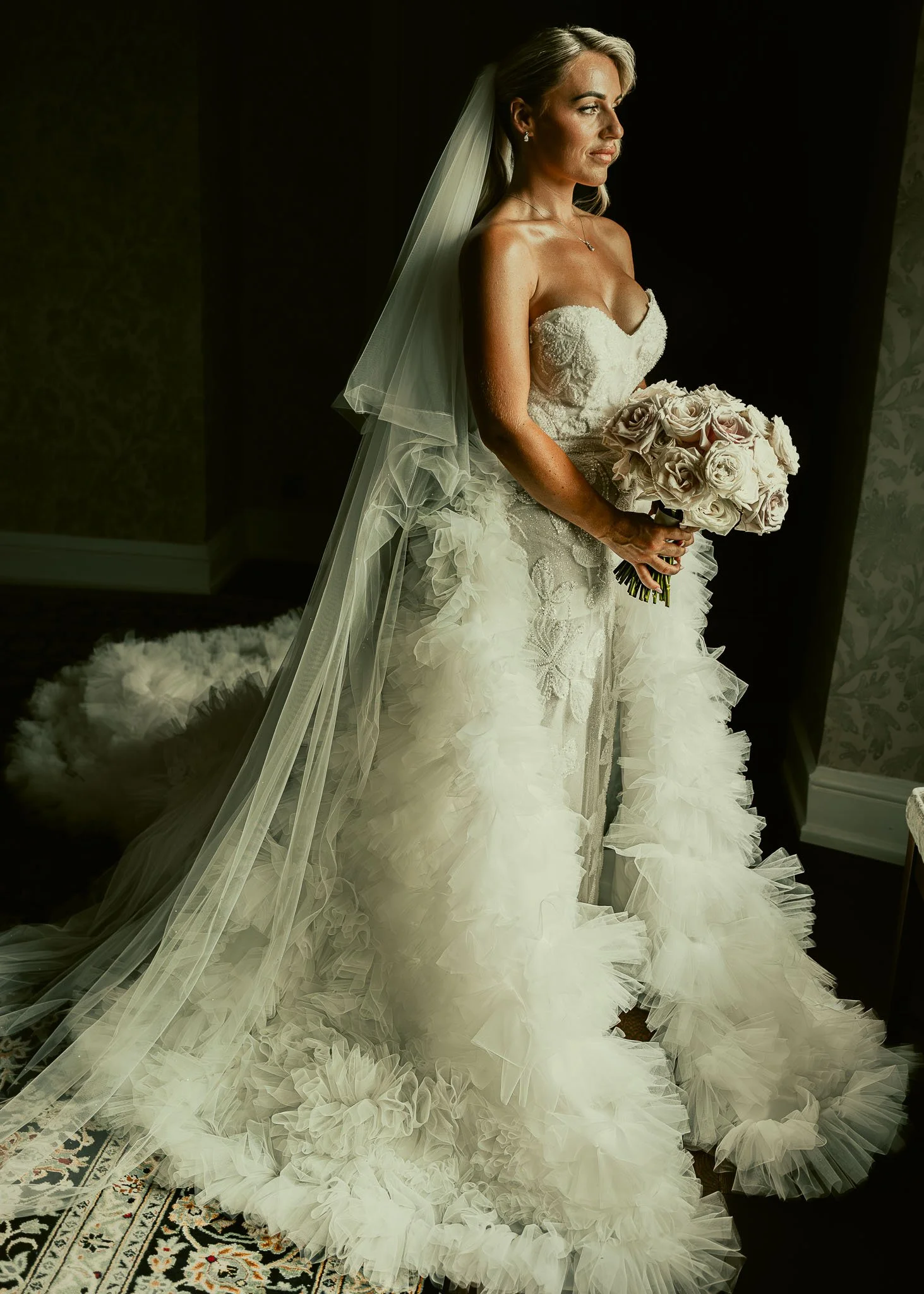A luxury Eastwell Manor wedding, filmed and photographed by Kent wedding videographer Luke Batchelor Productions.