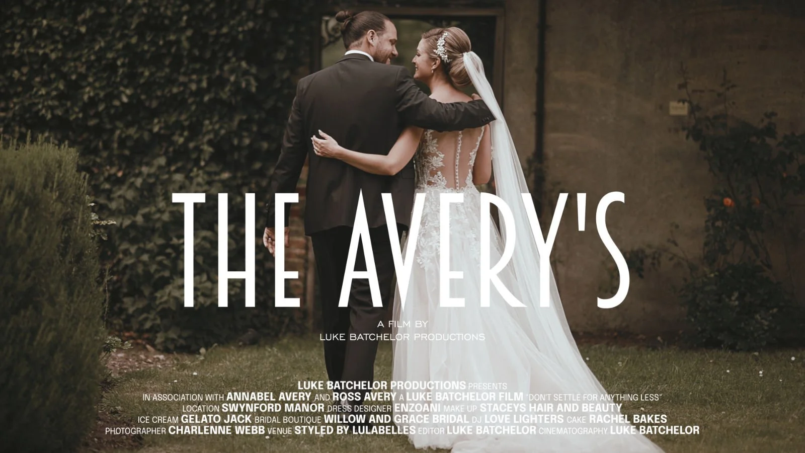 A wedding film with strong narrative and audio, including a unique brides speech. Captured by storytelling wedding filmmaker Luke Batchelor Productions.