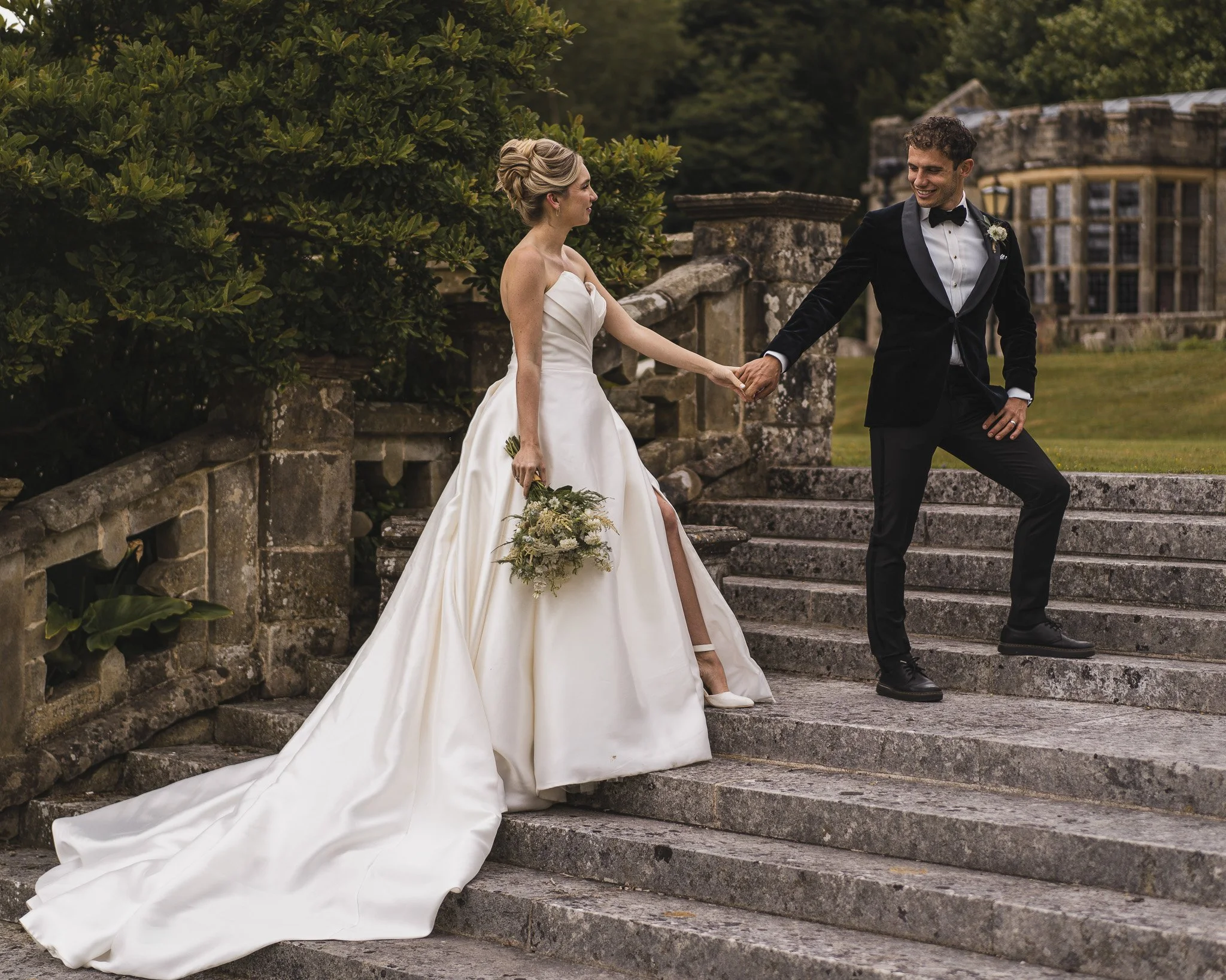 A shot from a wedding at Balcombe Place in Sussex, captured by wedding videographer Luke Batchelor Productions.