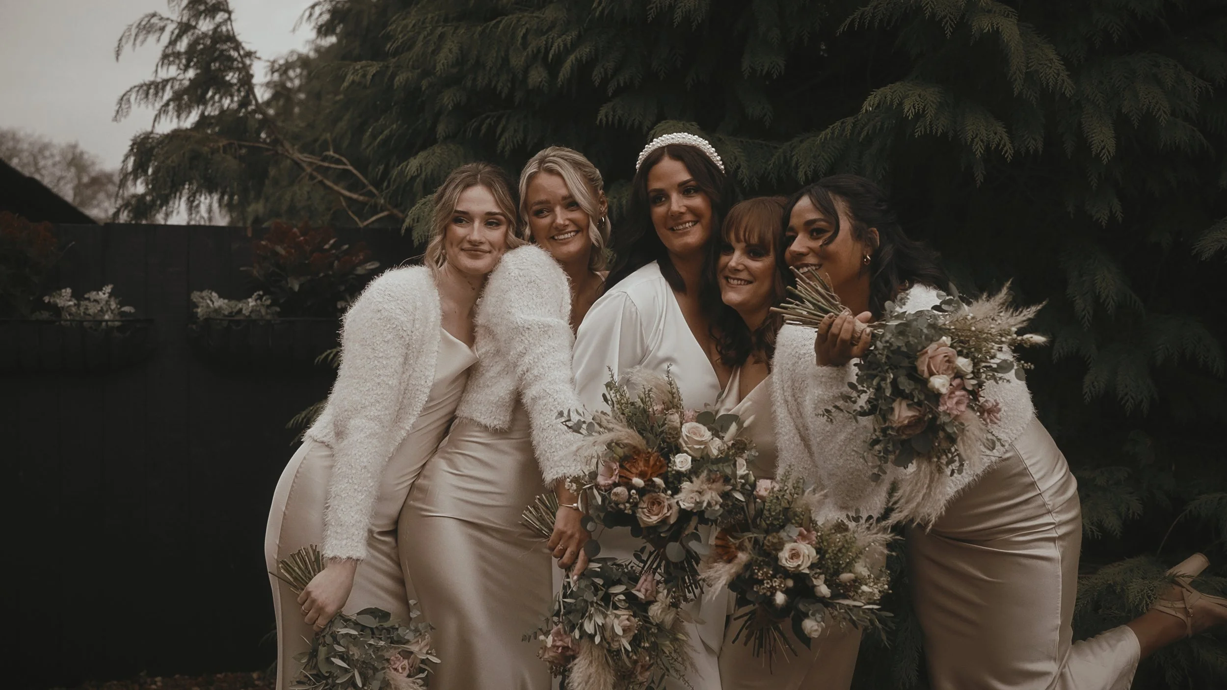 An image of a wedding at Winters Barns, captured by Kent wedding videographer Luke Batchelor Productions.