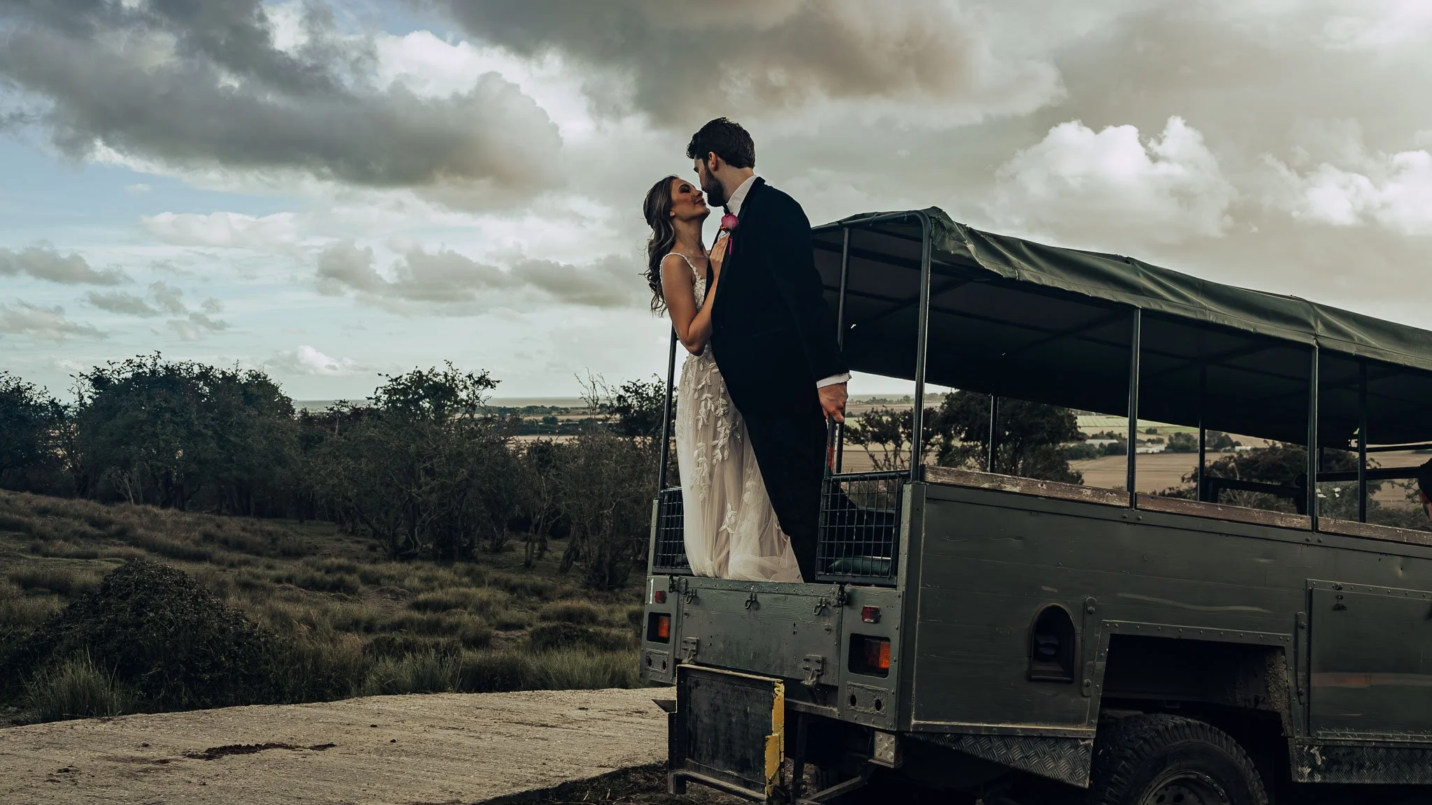 A wedding videography shot from a luxury black-tie wedding at Port Lympne Hotel, captured by videographer Luke Batchelor Productions.