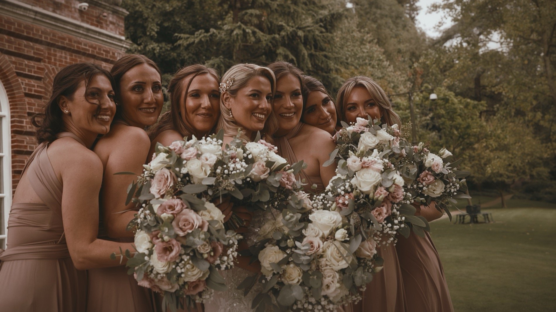 Cinematic wedding videography moments and details from a luxury wedding at The Orangery in Kent, captured in a fine art and editorial style.