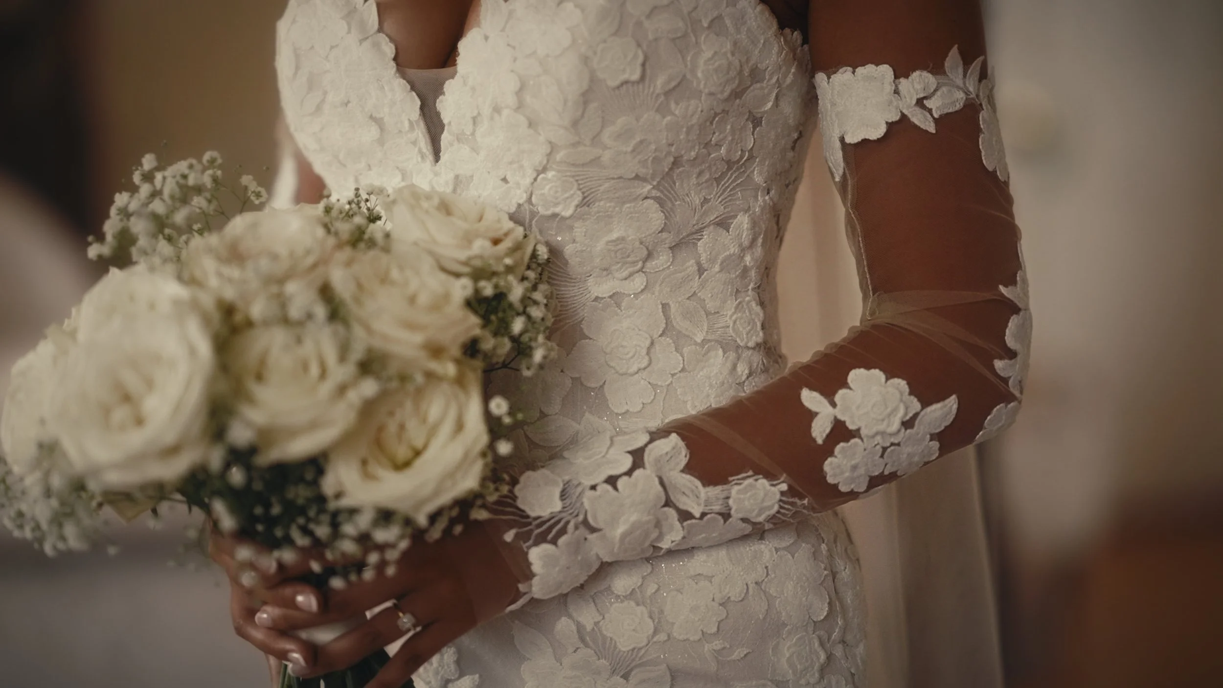 An elegant wedding videography shot, created by UK & Destination wedding videographer Luke Batchelor Productions