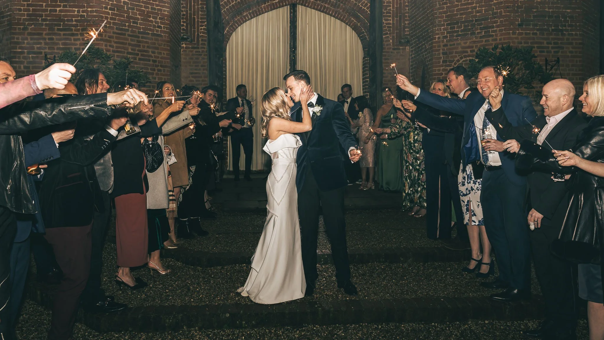 An image from a luxury UK wedding, captured by a wedding photography and videography team from Luke Batchelor Productions.