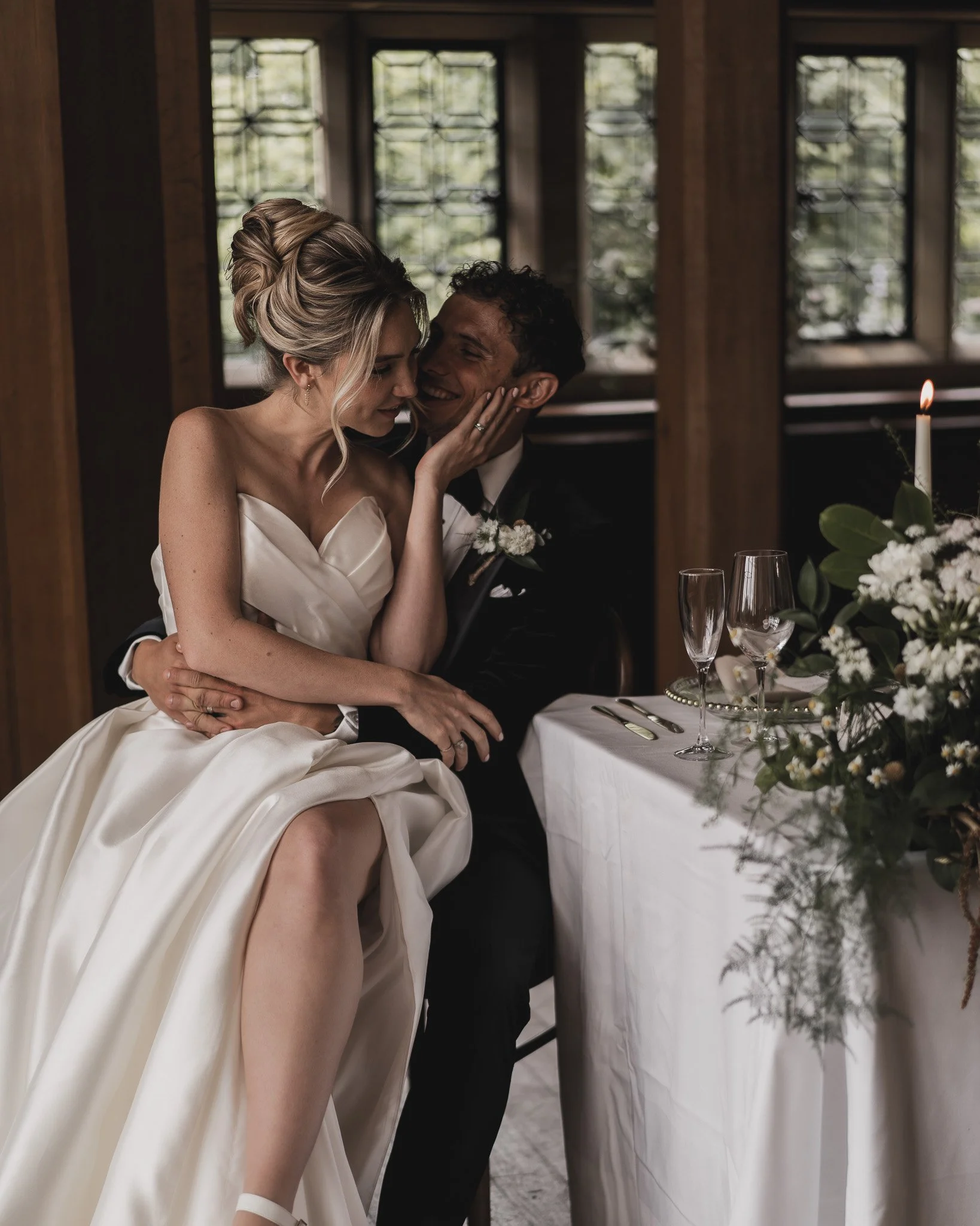 A shot from a wedding at Balcombe Place in Sussex, captured by wedding videographer Luke Batchelor Productions.