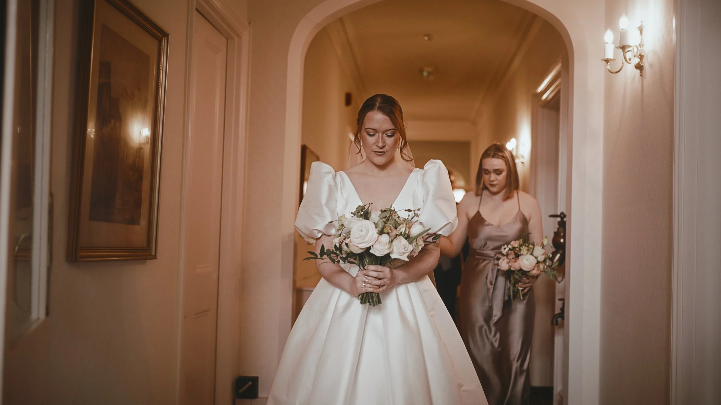 A shot from a wedding at Balcombe Place in Sussex, captured by wedding videographer Luke Batchelor Productions.