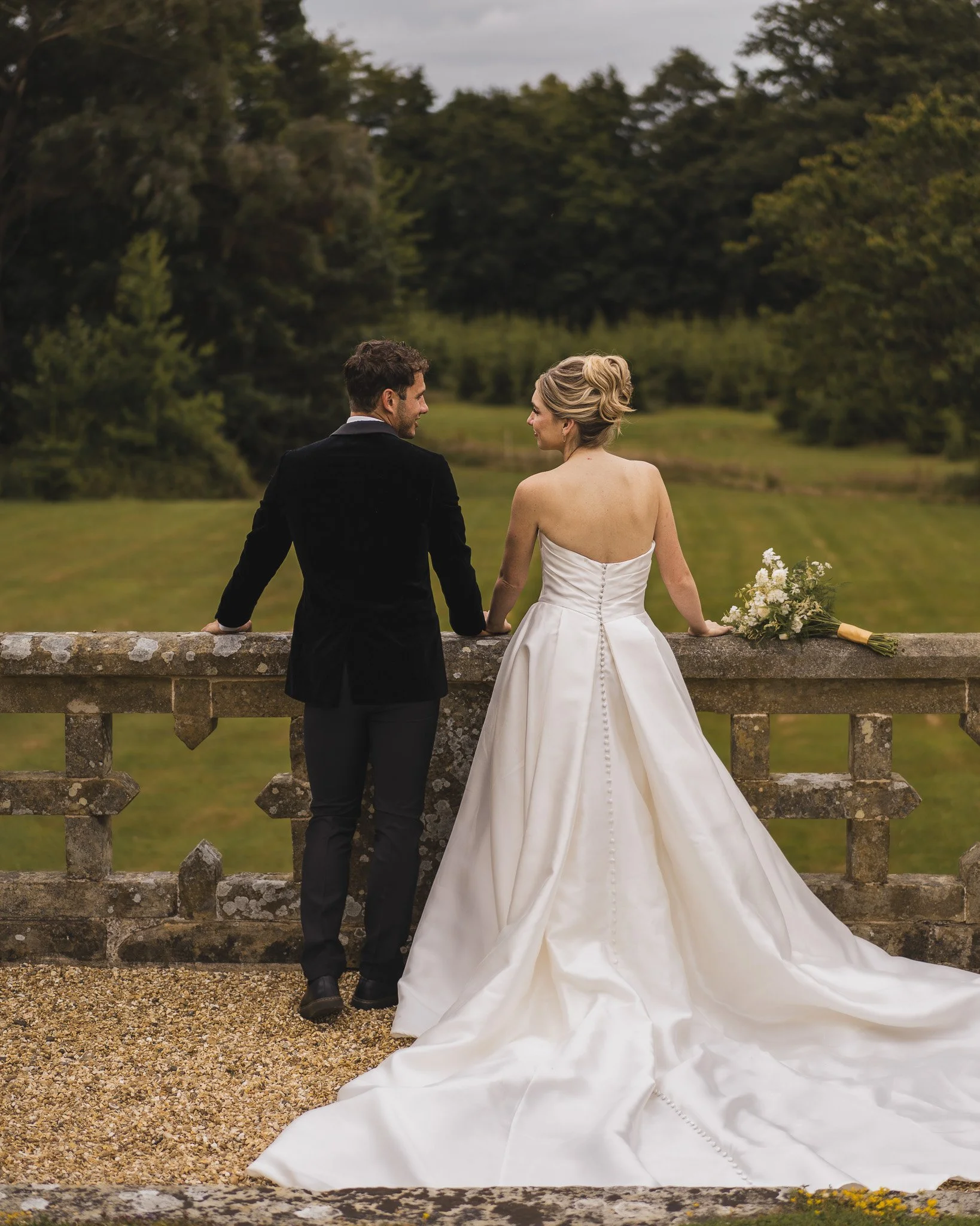 A shot from a wedding at Balcombe Place in Sussex, captured by wedding videographer Luke Batchelor Productions.