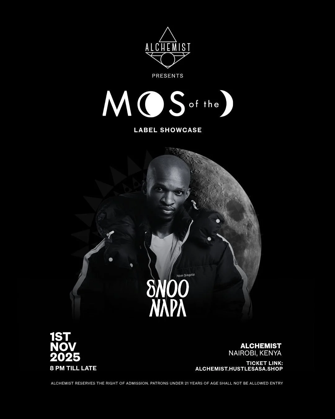 Meet the incredible artists joining us at the @mosofthemoon Label Showcase next weekend! 

@enoonapa &ndash; A true architect of Afro-tech, Enoo Napa has carved a signature sound that fuses intricate percussion, cinematic synths, and hypnotic rhythm.