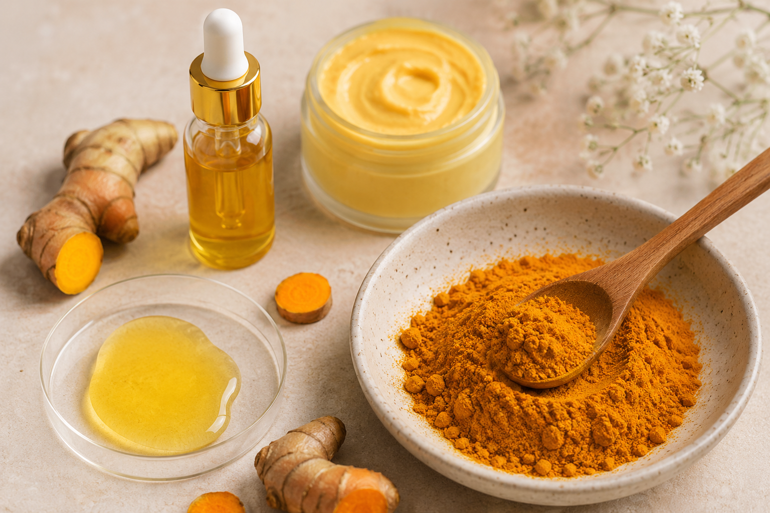 La cúrcuma en cosmética: por qué este ingrediente milenario vuelve a ser tendencia