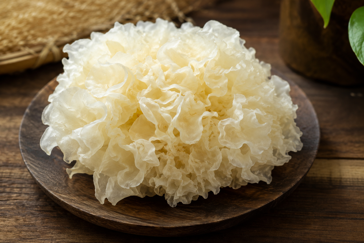 Tremella Fuciformis: el "ácido hialurónico vegetal" del mundo de los hongos
