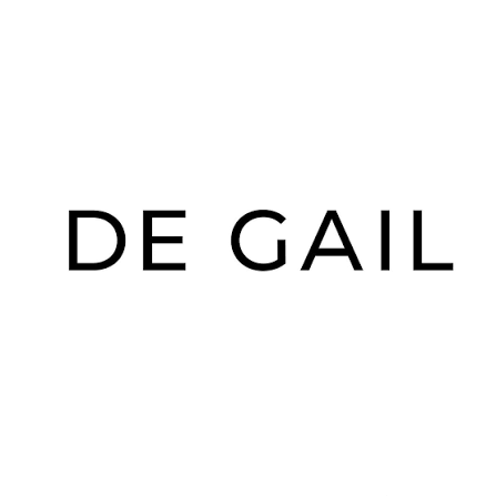 De GAIL written in black capital letters on a white background.