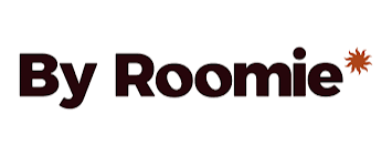 Logo with the text 'By Roomie' and a small star symbol.