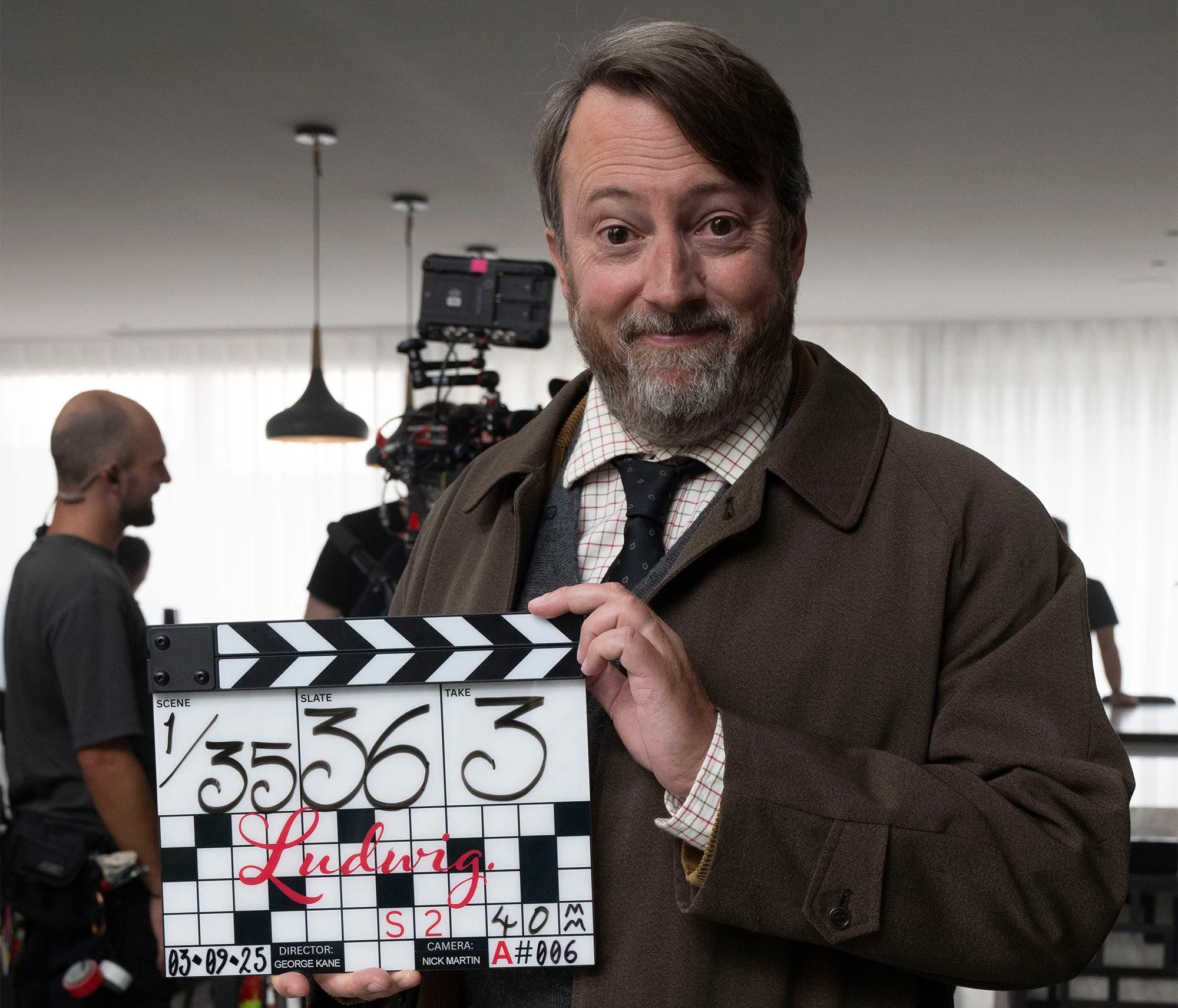 Filming commences on series two of David Mitchell’s smash hit award-winning BBC comedy detective series ‘Ludwig’