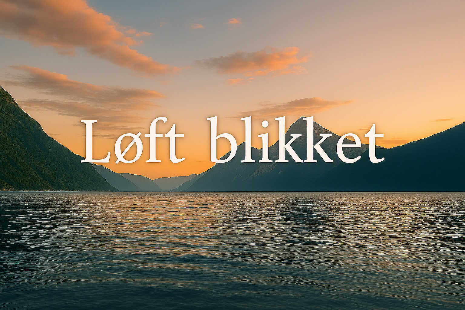 Velkommen til åpne møter!