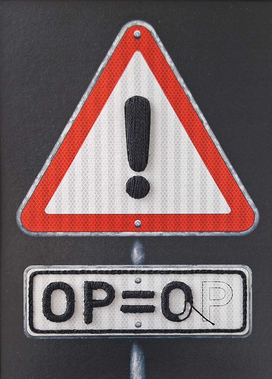 OP IS OP (2024) - EMBROIDERY ON PAPER