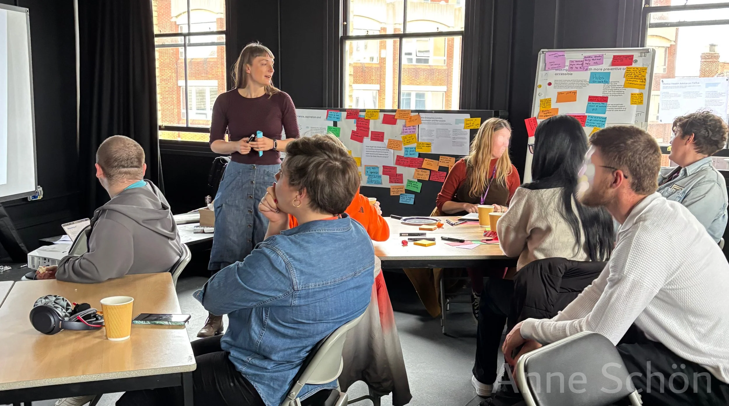 Als eine der Moderatorinnen habe ich Workshops geleitet und die Teilnehmenden dabei unterstützt, ihre Gedanken aktiv einzubringen.