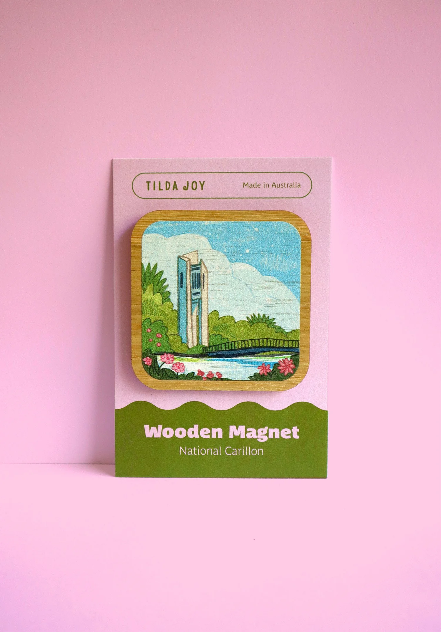 National Carillon Wooden Magnet